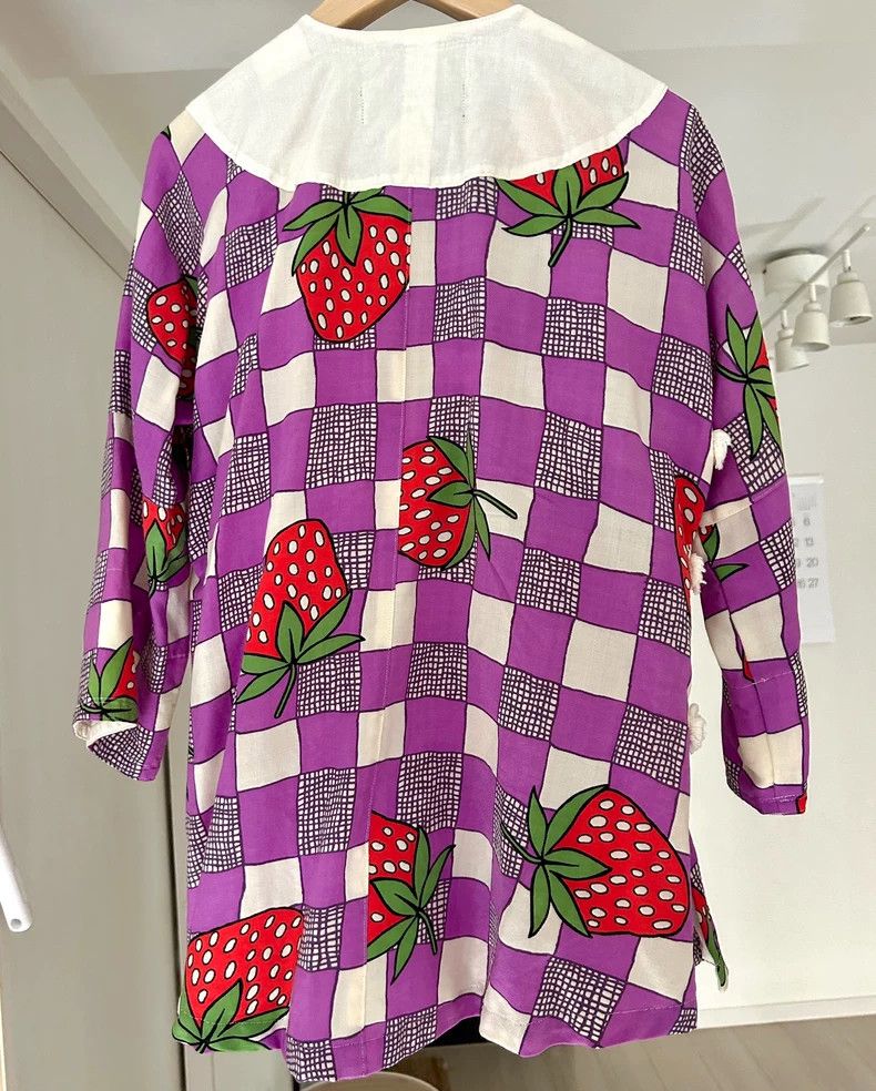 Comme des Garcons Comme Des Garcons Strawberry print Chinese coat Size S / US 4 / IT 40 - 2 Thumbnail