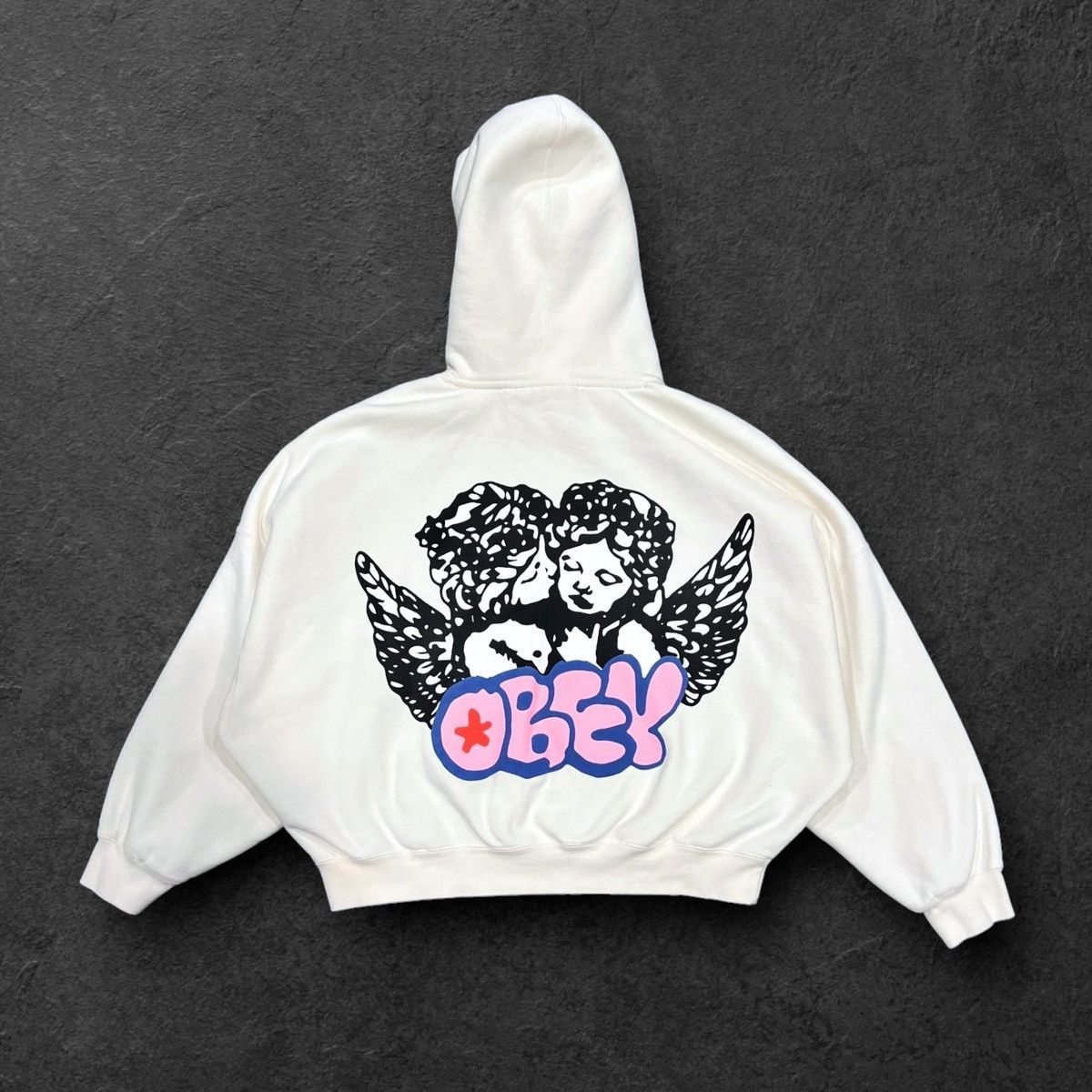 Obey Obey ft Cherub Angle Babies Relaxed Fit Hoodie Size US S / EU 44-46 / 1 - 1 Thumbnail