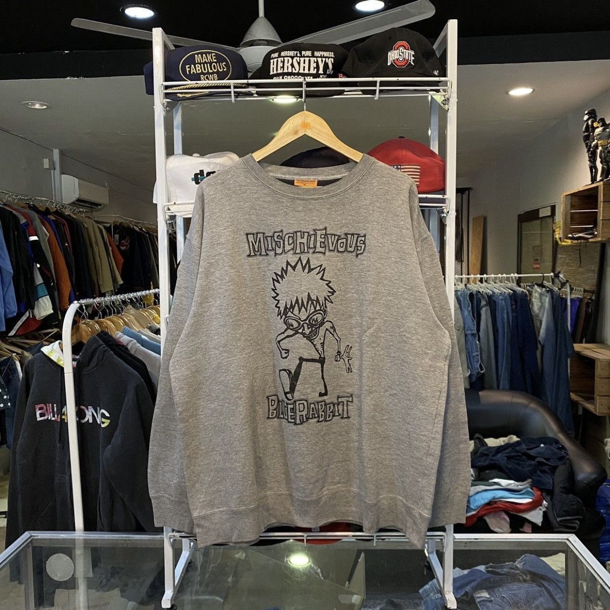 Cartoon Network × Japanese Brand MISCHIEVOUS SKUNK BLUE RABBIT Size US XXL / EU 58 / 5 - 1 Thumbnail