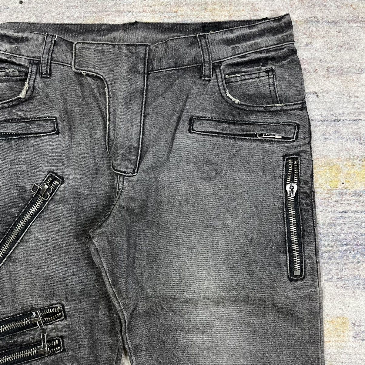 semanticdesign Semantic design multi zipper bikers jeans vkei style Size US 34 / EU 50 - 7 Thumbnail
