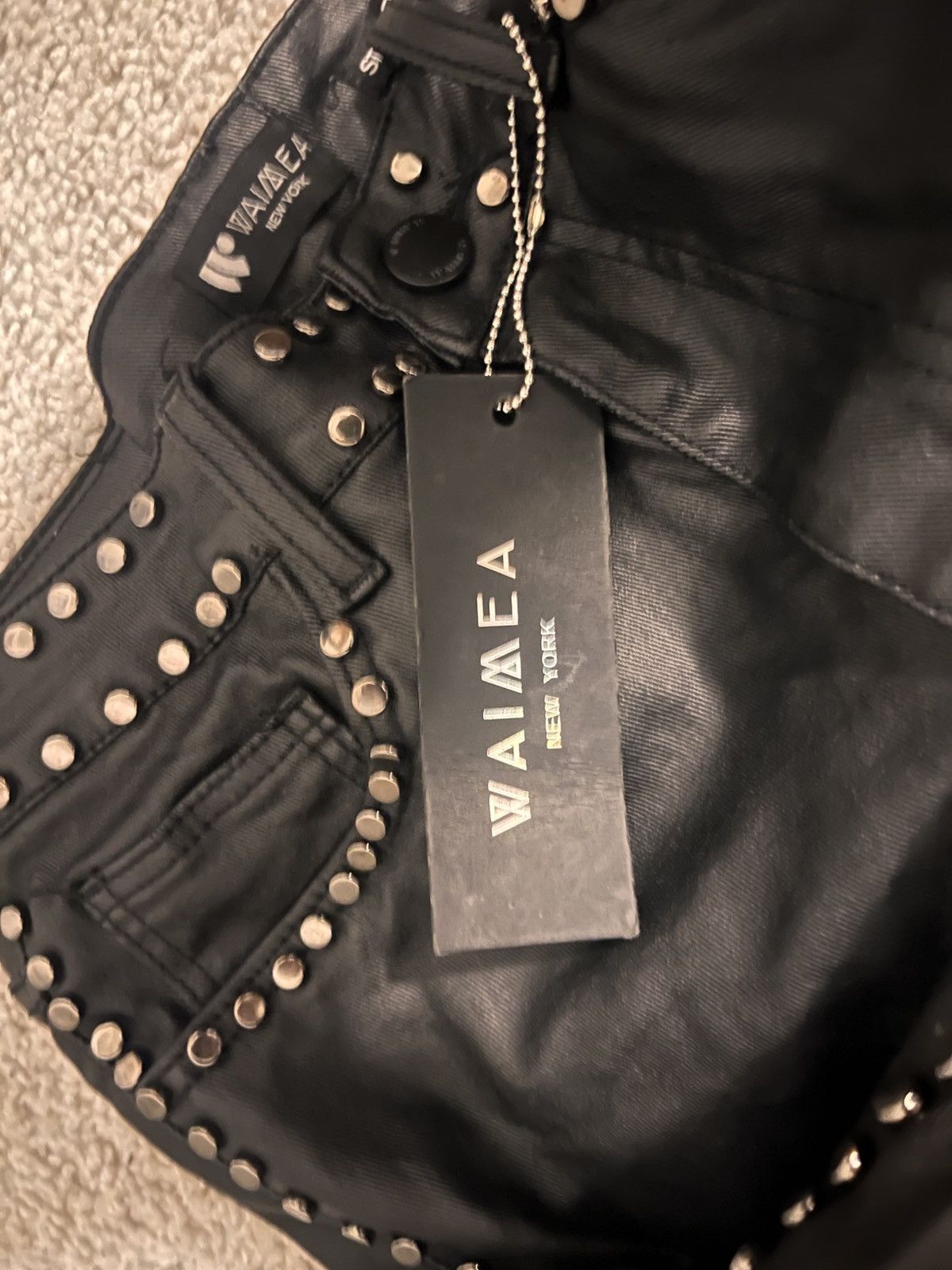 Waimea Waimea leather flared jeans Size US 30 / EU 46 - 1 Thumbnail