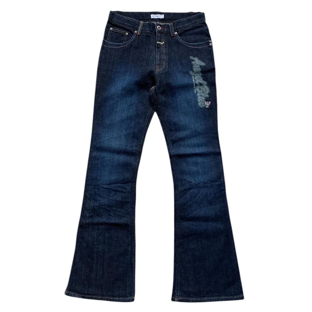 Angel Blue × Japanese Brand × Le Grande Bleu (L.G.B.) 90's Angel Blue Flared Jeans Size US 30 / EU 46 - 1 Thumbnail