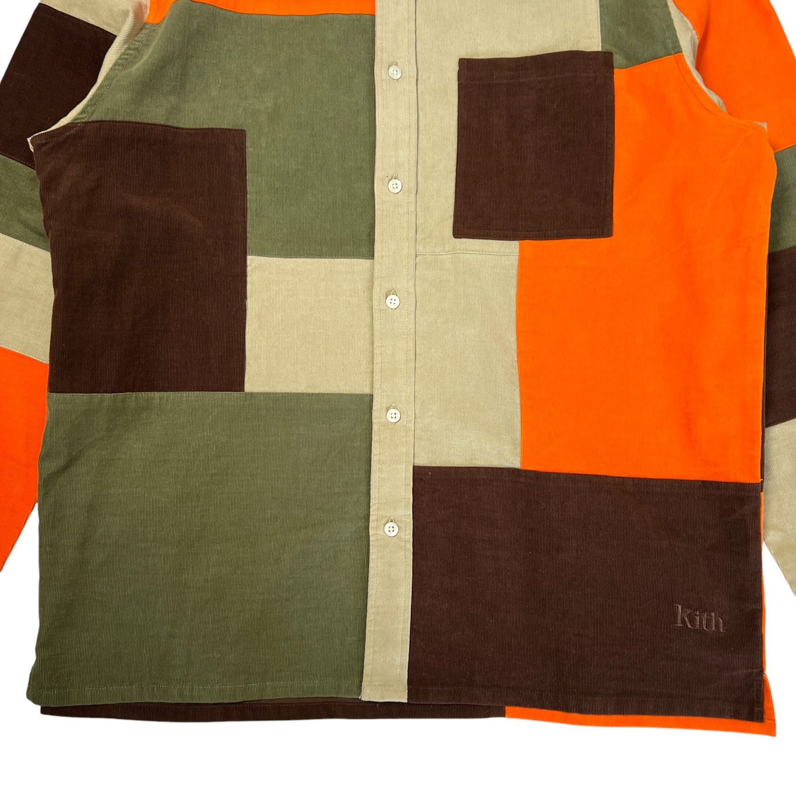 Kith Kith Patchwork Cord Ludlow Shirt MENS M Pimento Button Down Size US M / EU 48-50 / 2 - 10 Thumbnail
