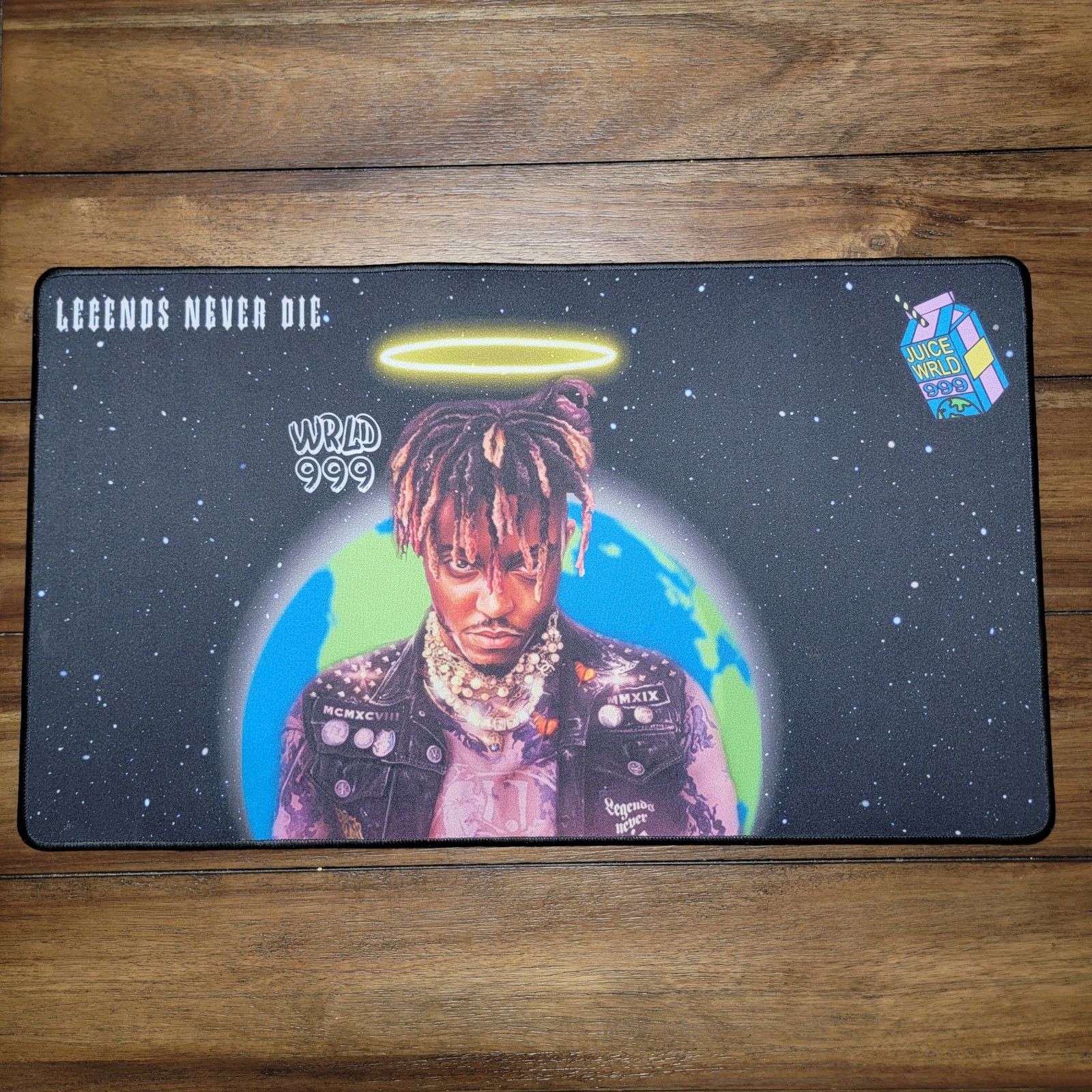 Other Juice Wrld Rubber Desk Mat "Legends Never Die" - 14" x 24" Size ONE SIZE - 1 Thumbnail