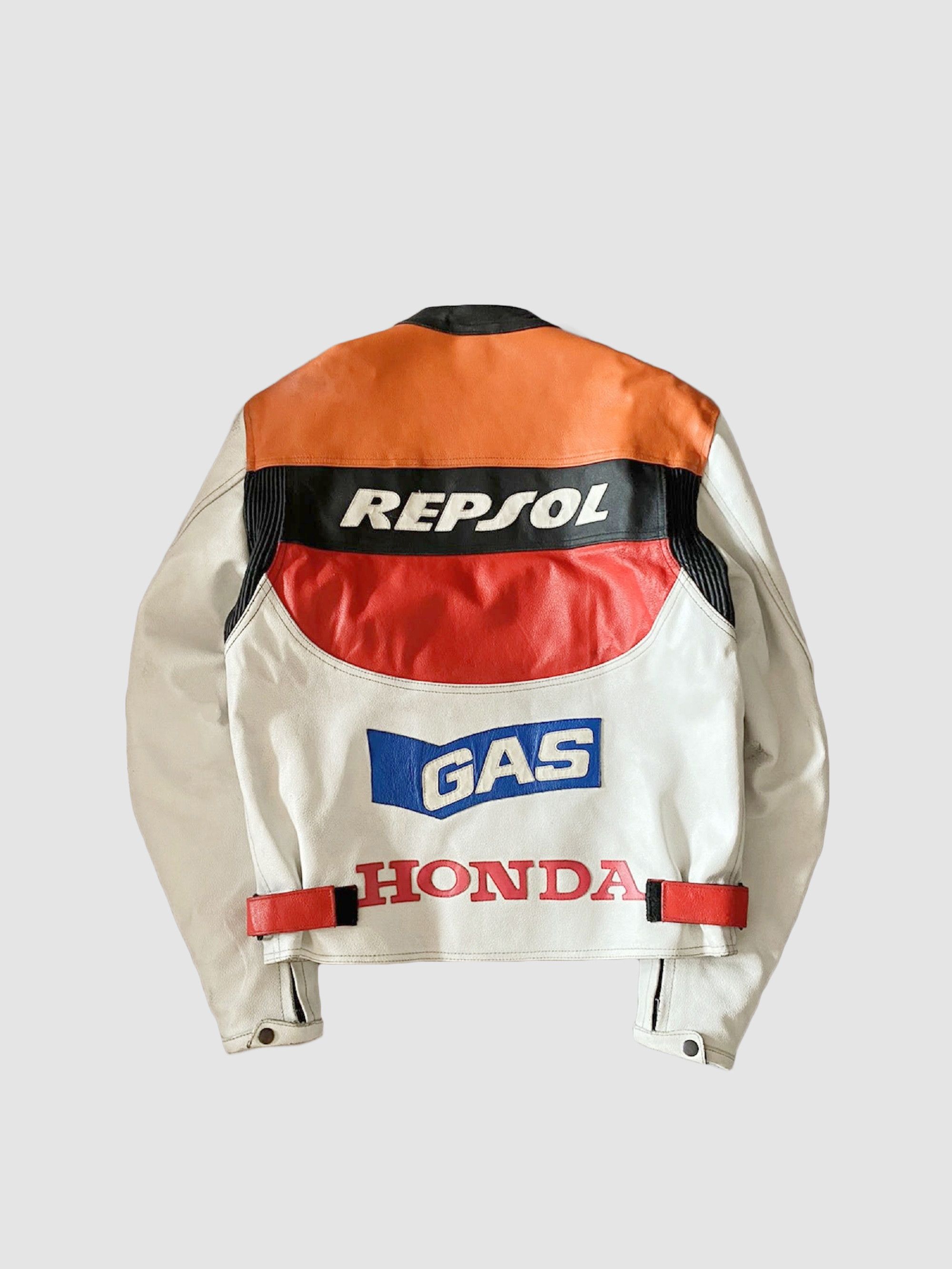 Honda Vintage HONDA REPSOL Racing Leather Jacket Size US XL / EU 56 / 4 - 2 Thumbnail