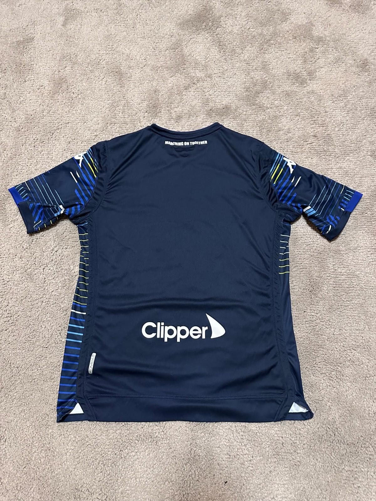 Kappa Leeds United Kappa 2018/19 Away Football Shirt Soccer Jersey Size US XL / EU 56 / 4 - 6 Thumbnail
