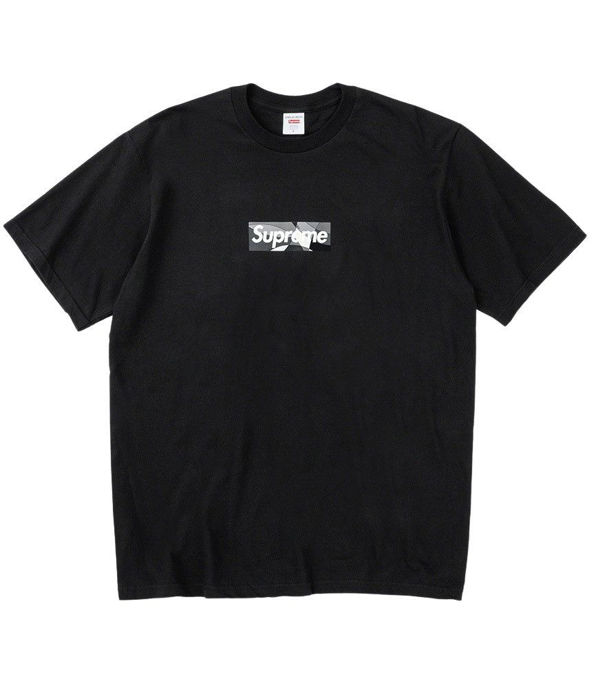 Supreme Emilio Pucci Box Logo Tee Black Grey XL SS22