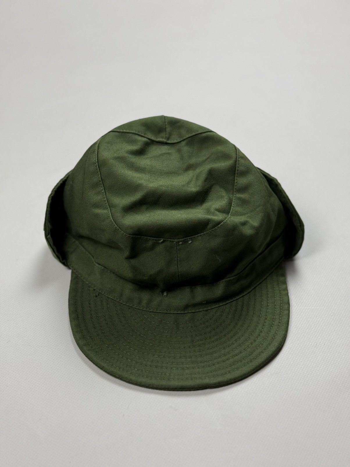 Vintage Vintage Swedish Army Military Earwarmer Flap Ear Cap Hat Size ONE SIZE - 4 Thumbnail