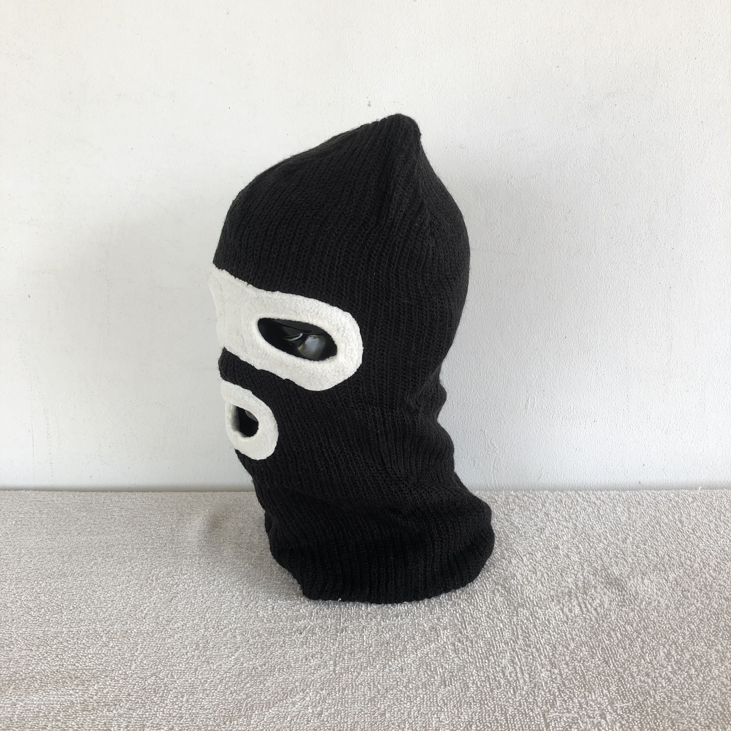 Japanese Brand × Other Vintage 90s Balanclava Beanie Knitted Snow Caps Hats Size ONE SIZE - 2 Thumbnail