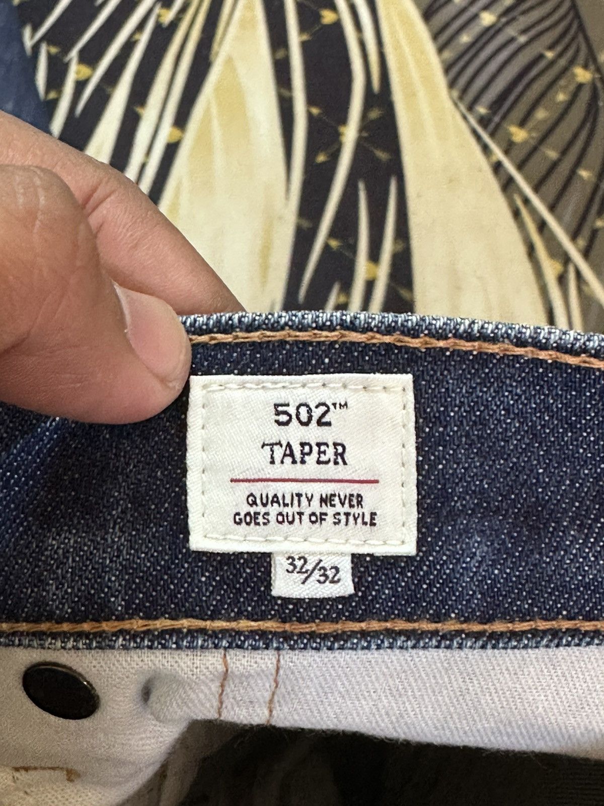 Levi's Made & Crafted Levi’s 502 Made&Crafted Tapered Big E Selvedge Mudwash Denim Size US 33 - 10 Thumbnail