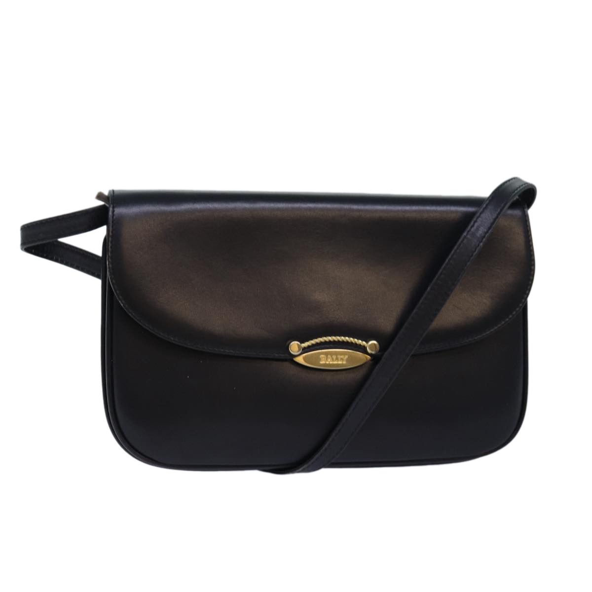Bally Black Leather Shoulder Bag (Pre-Owned) Size ONE SIZE - 1 Thumbnail
