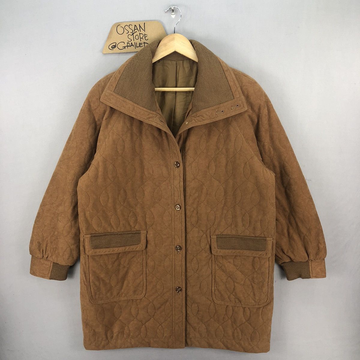Japanese Brand Vintage Double Pocket Quilted Button Up Jacket Size L / US 10 / IT 46 - 1 Thumbnail