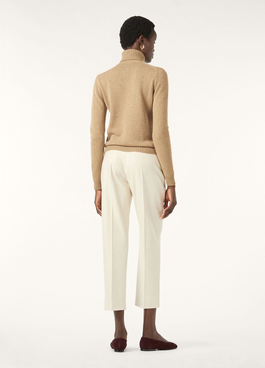 Loro Piana o1w1db10825 FAM9052 Parksville Turtleneck Sweater in Beige Size M / US 6-8 / IT 42-44 - 5 Thumbnail