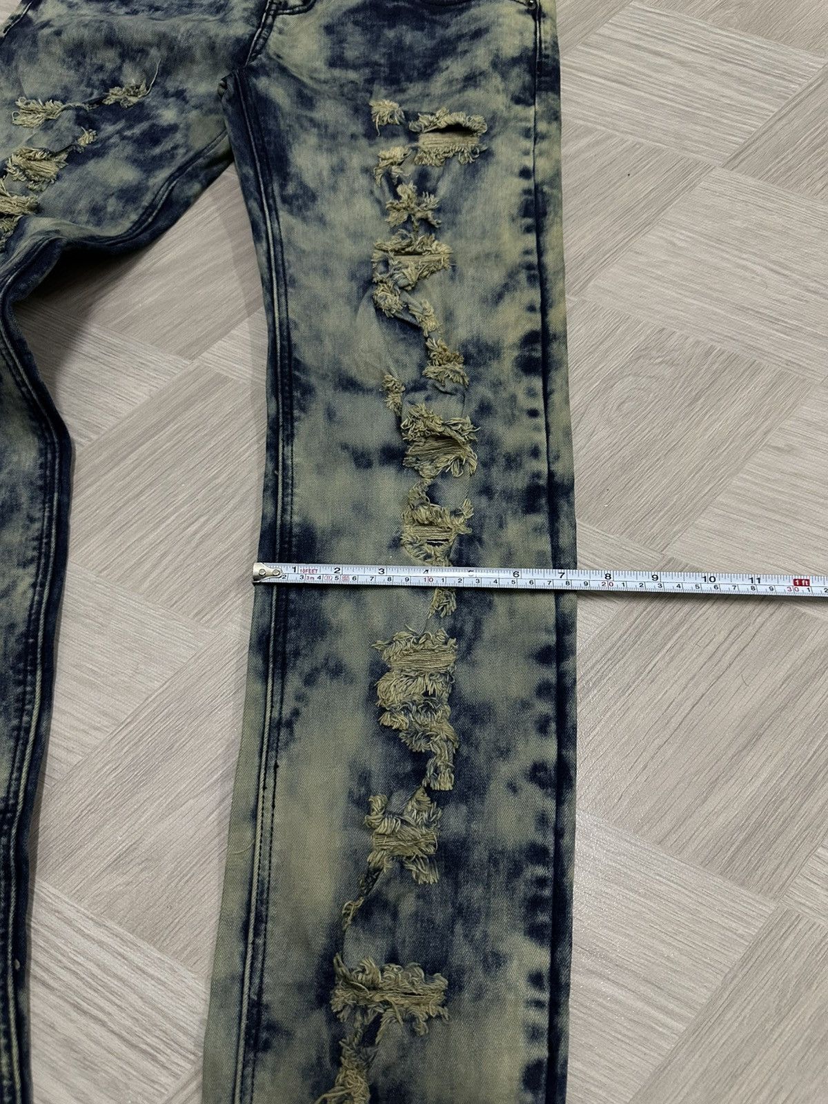 Mastermind Japan × Roen Roen Japan x Semantic Acid Wash Distressed Style Denim Pant Size US 29 - 15 Thumbnail