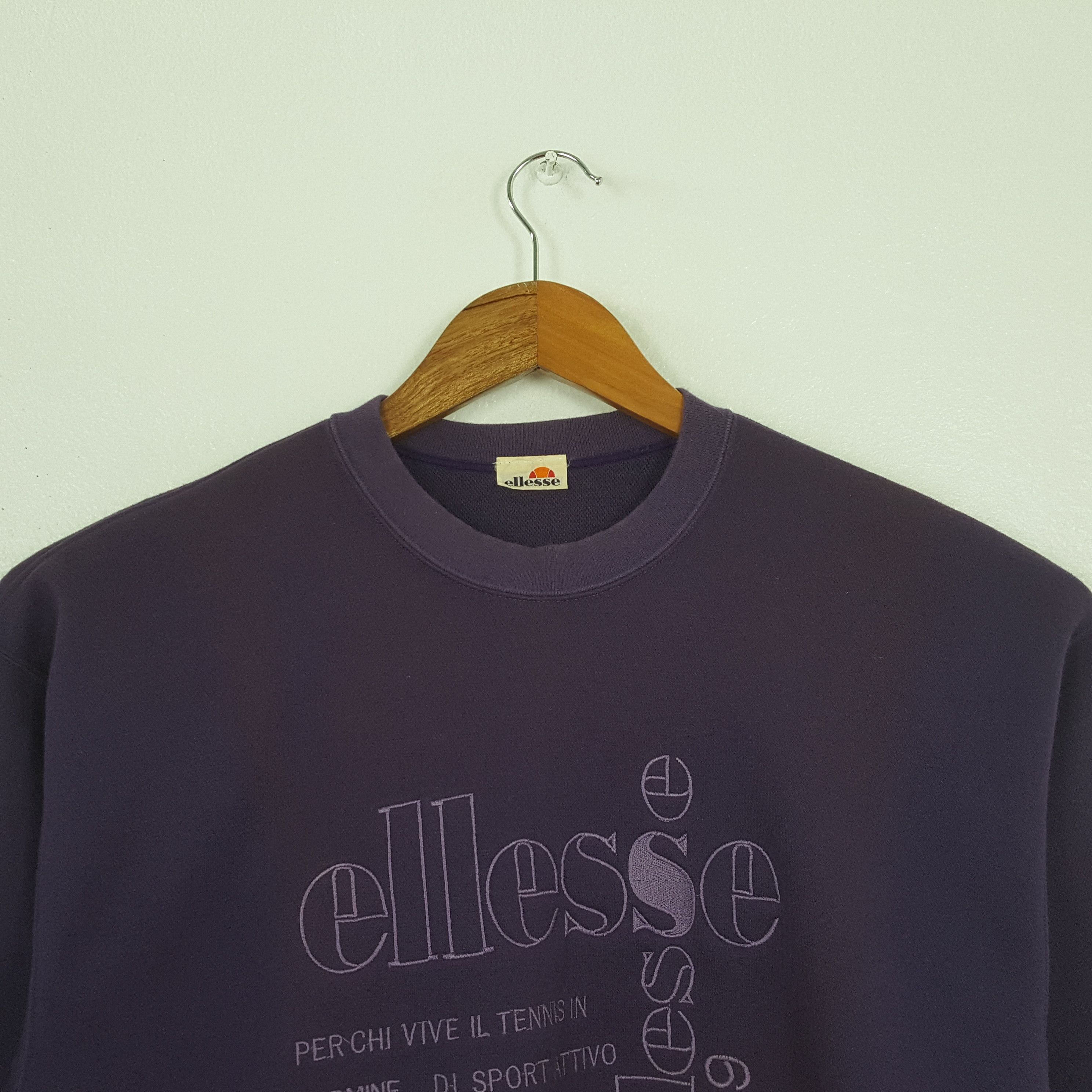 Ellesse Vintage Ellesse Italian Sportswear Sweatshirt C320N26 Size US M / EU 48-50 / 2 - 2 Thumbnail
