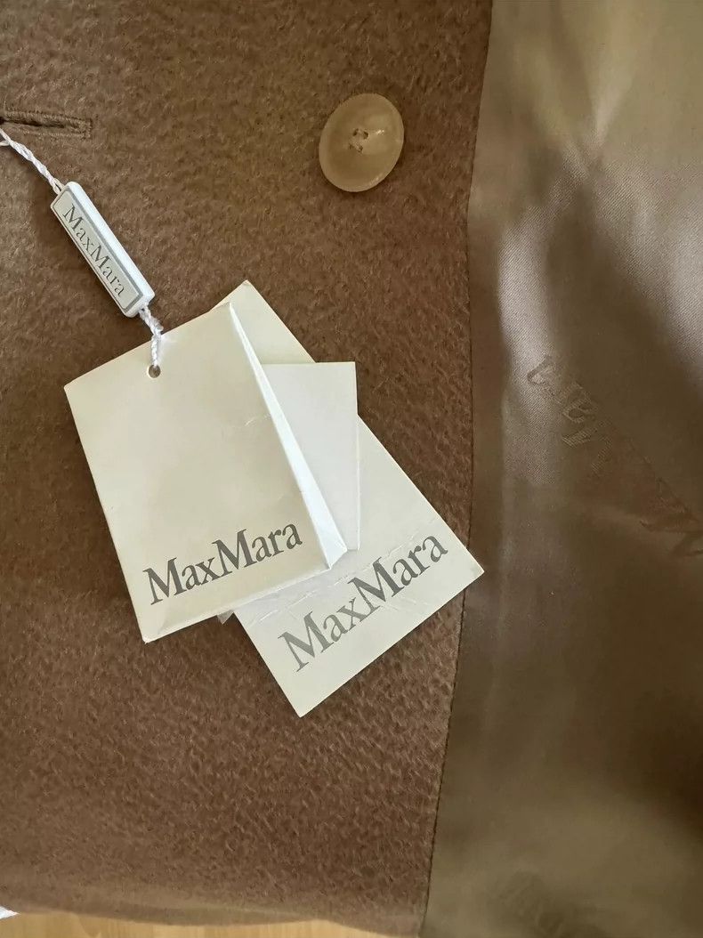 Max Mara Max Mara White Label Camel Hair Camel Double Breasted Coat Size S / US 4 / IT 40 - 6 Thumbnail