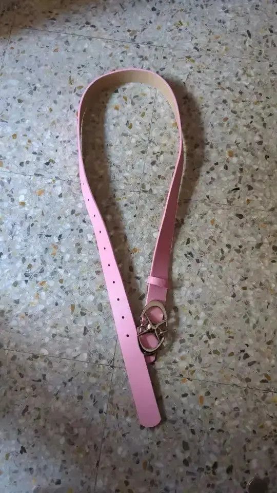 Japanese Brand × Leather Pink Triple Star Belt Size ONE SIZE - 3 Thumbnail