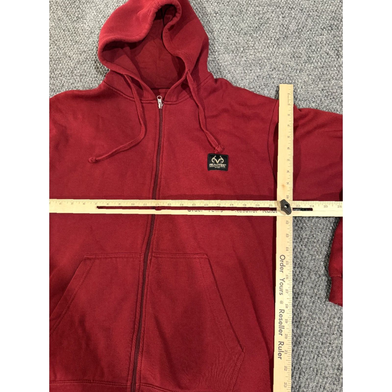 Realtree Realtree Hoodie Mens M Red Full Zip Outdoor Hunting Outdoors Size US M / EU 48-50 / 2 - 4 Thumbnail