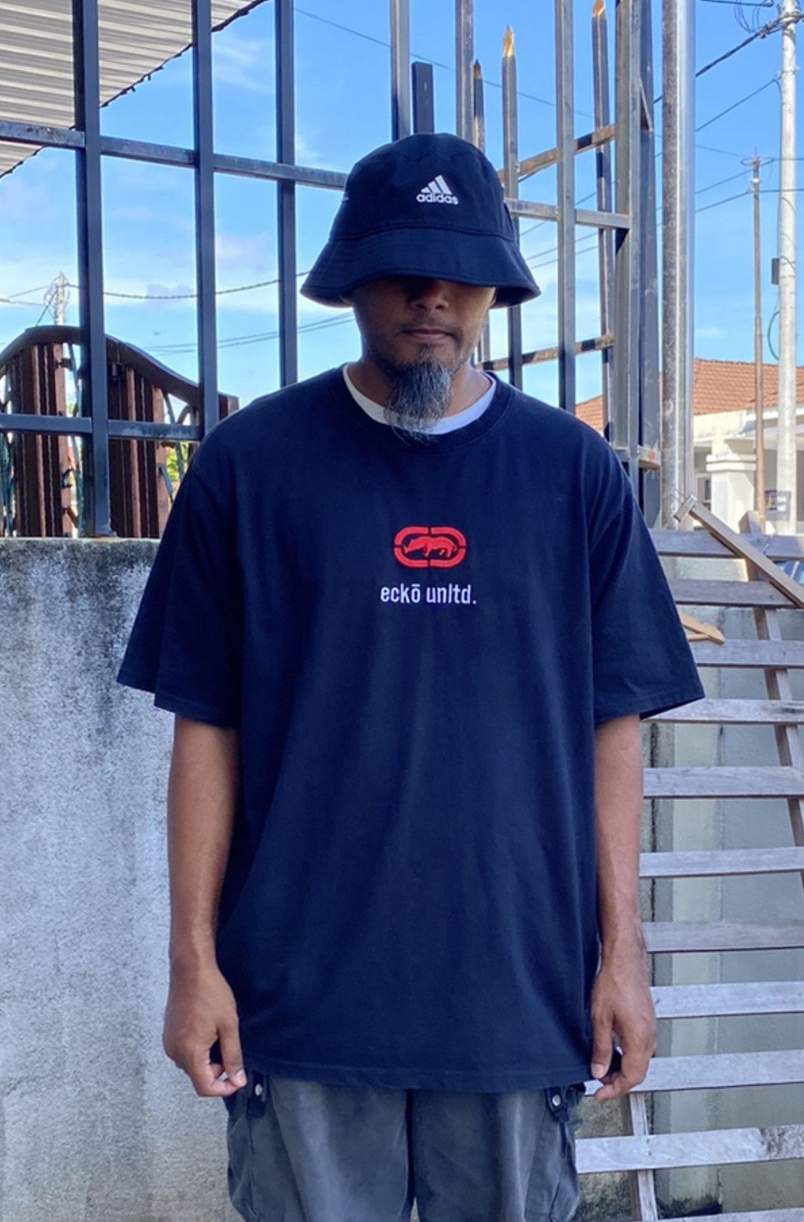 Ecko Unltd. 🔥 Very Rare 🔥 Vintage Y2K Ecko Unltd Big Logo Tshirt Size US XXL / EU 58 / 5 - 4 Thumbnail