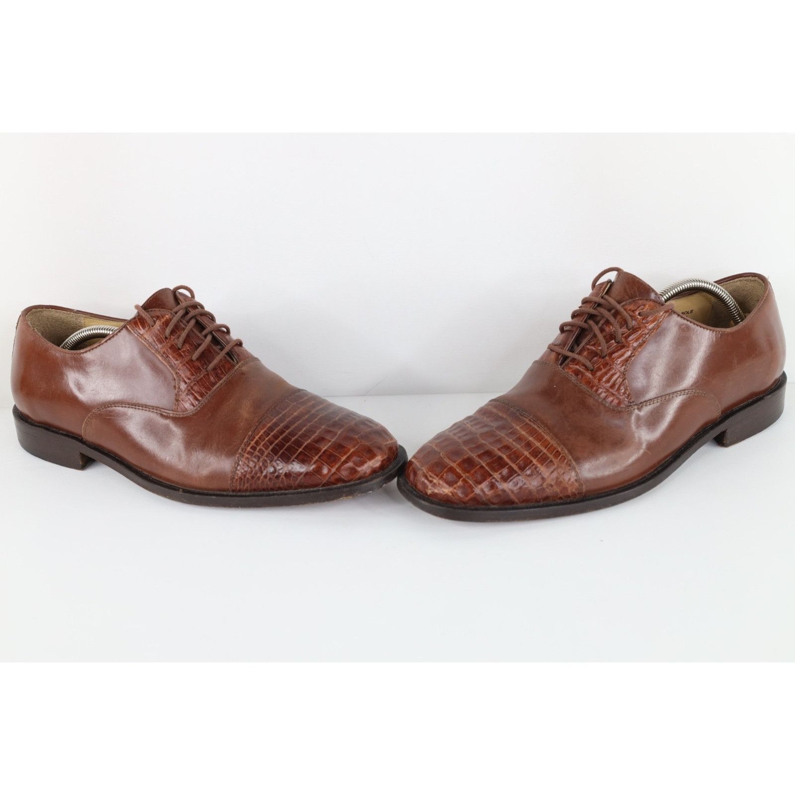 Florsheim Florsheim Imperial Caiman Alligator Leather Cap Shoes Size US 11.5 / EU 44-45 - 1 Thumbnail