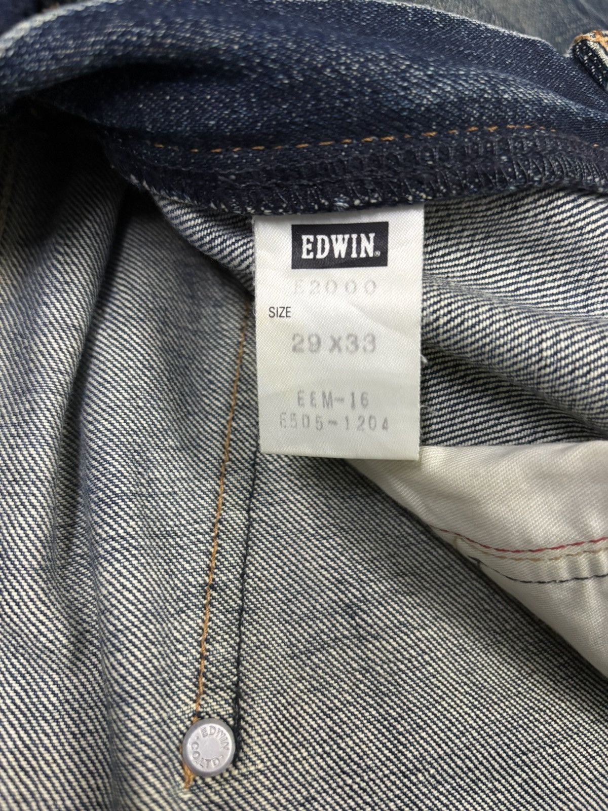 Vintage Edwin E Function Mud Wash Loose Twisted Leg Jeans