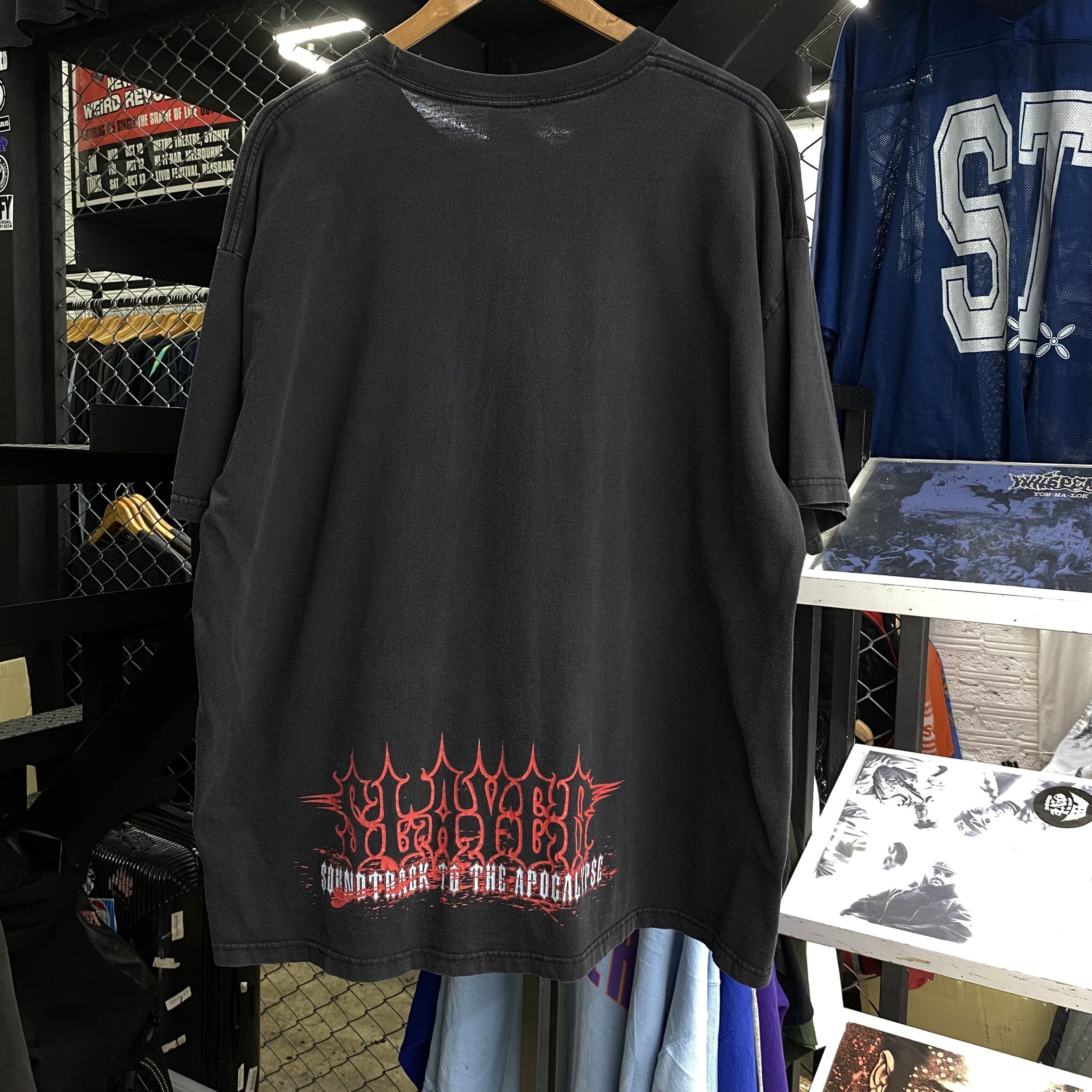 Band Tees SLAYER Soundtrack to the Apocalypse Vintage 2003 Size US XXL / EU 58 / 5 - 4 Thumbnail