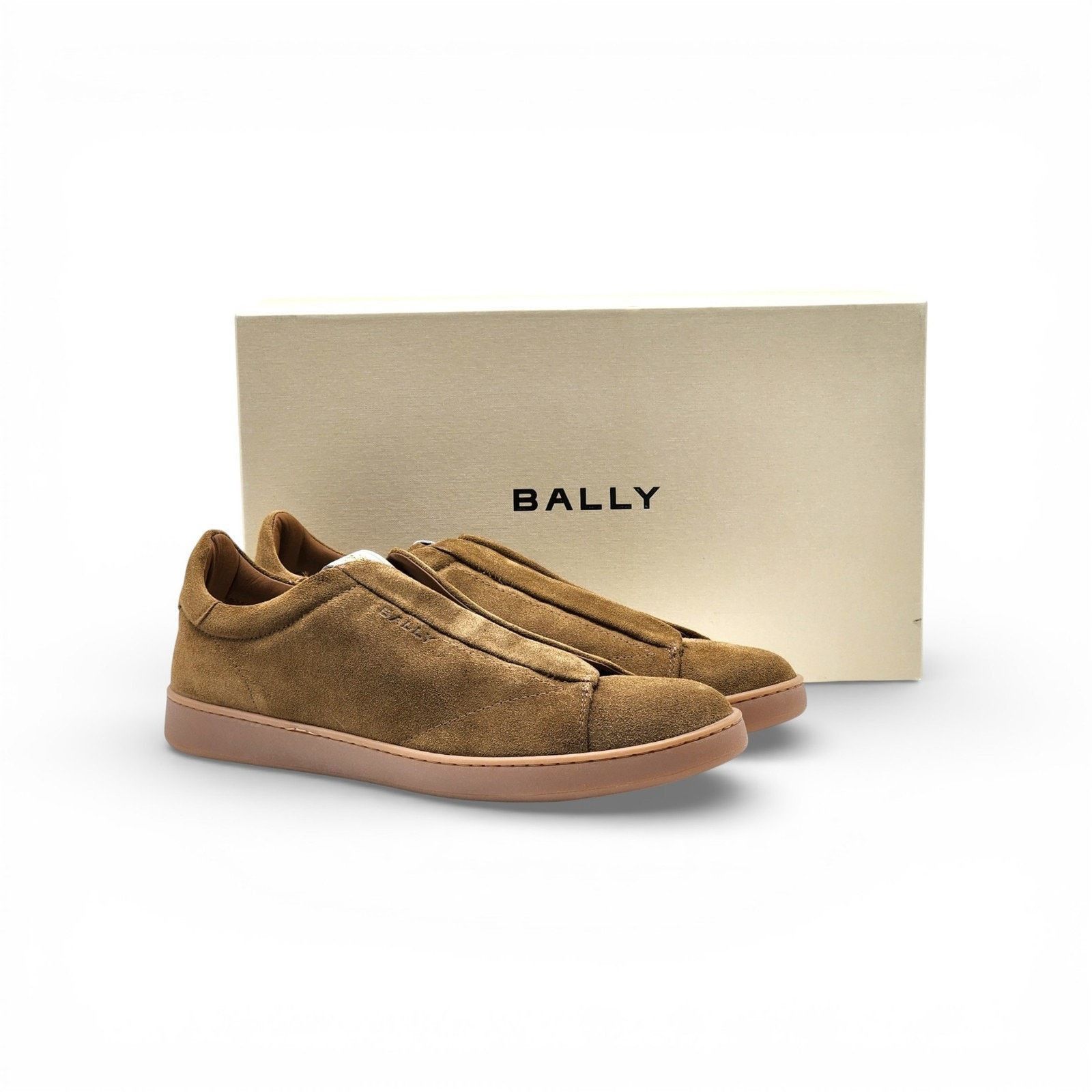 Bally Romy Retro Crest Suede Sneakers Brown EU 40.5 US 7.5 - $400 Size US 7.5 / EU 40-41 - 2 Thumbnail
