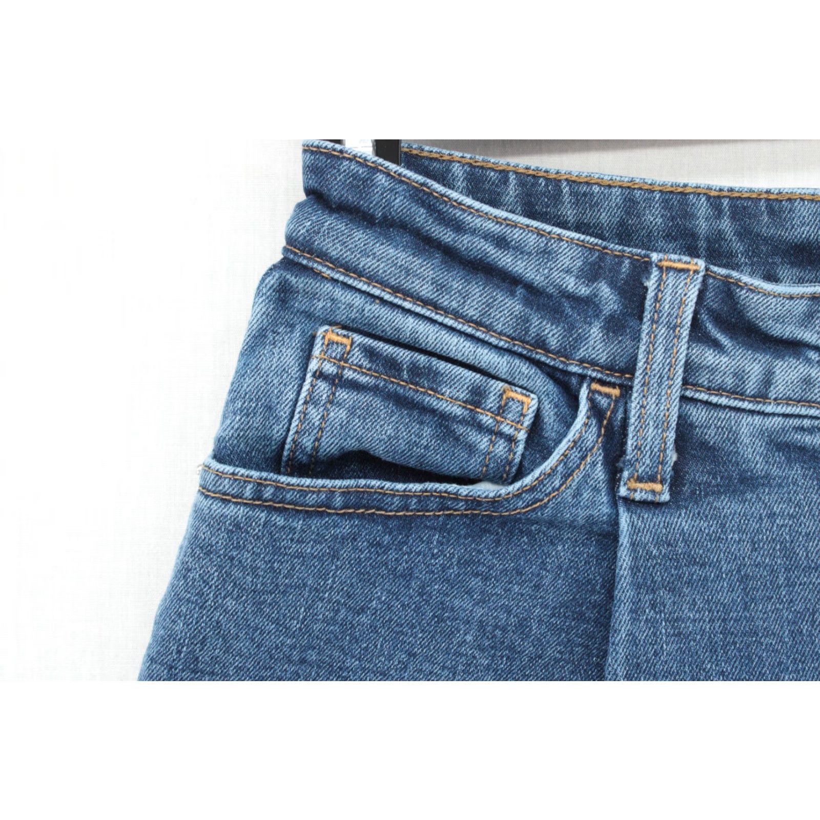 Banana Republic VINTAGE Banana Republic Baggy Cuffed Crop Jeans Size 26 Blue Street wear Wide Leg Frayed Size 26" / US 2 / IT 38 - 4 Thumbnail