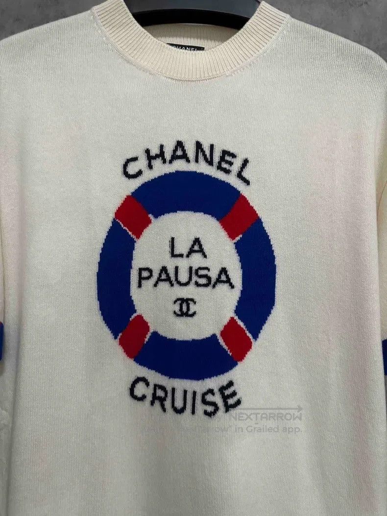 Chanel Chanel Cruise series cashmere knit short sleeves Size XS / US 0-2 / IT 36-38 - 2 Thumbnail
