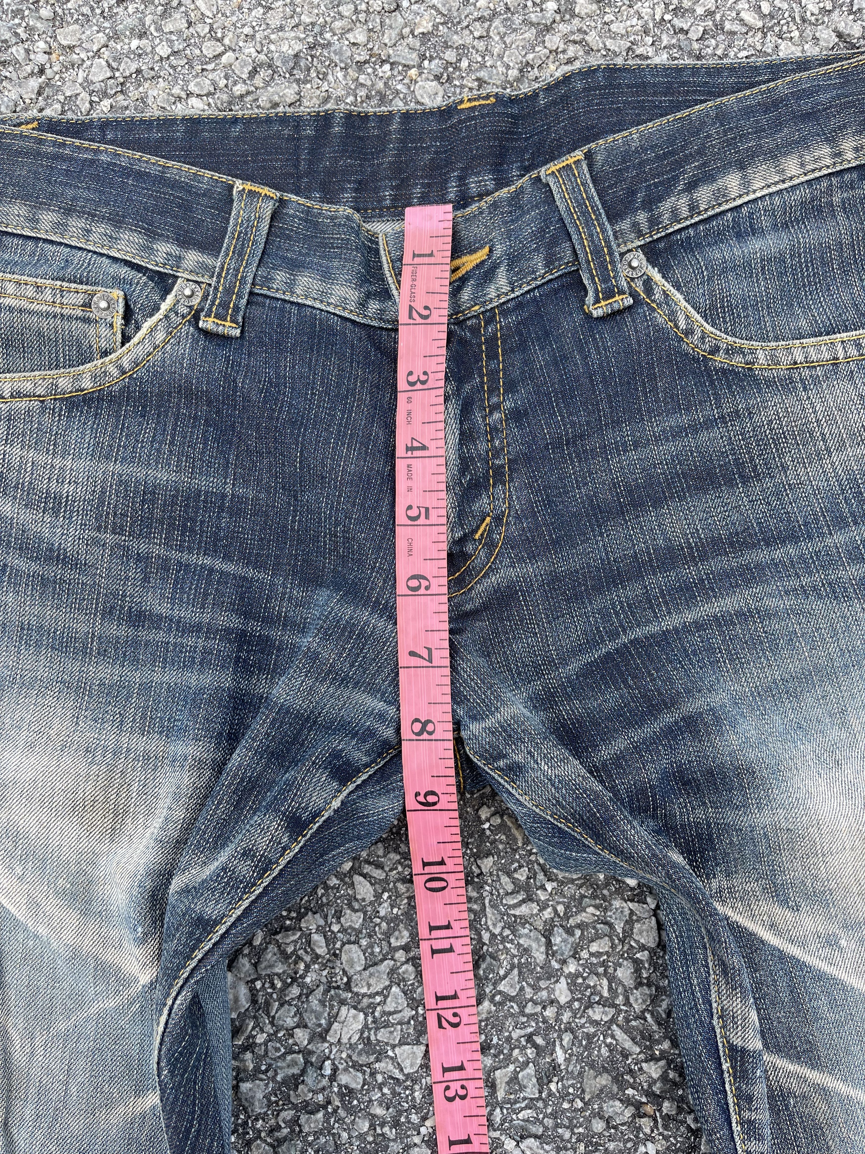 Beauty Beast × If Six Was Nine × Tornado Mart Tornado Mart Knee Ripped Super Flare Jeans Size US 32 / EU 48 - 8 Thumbnail