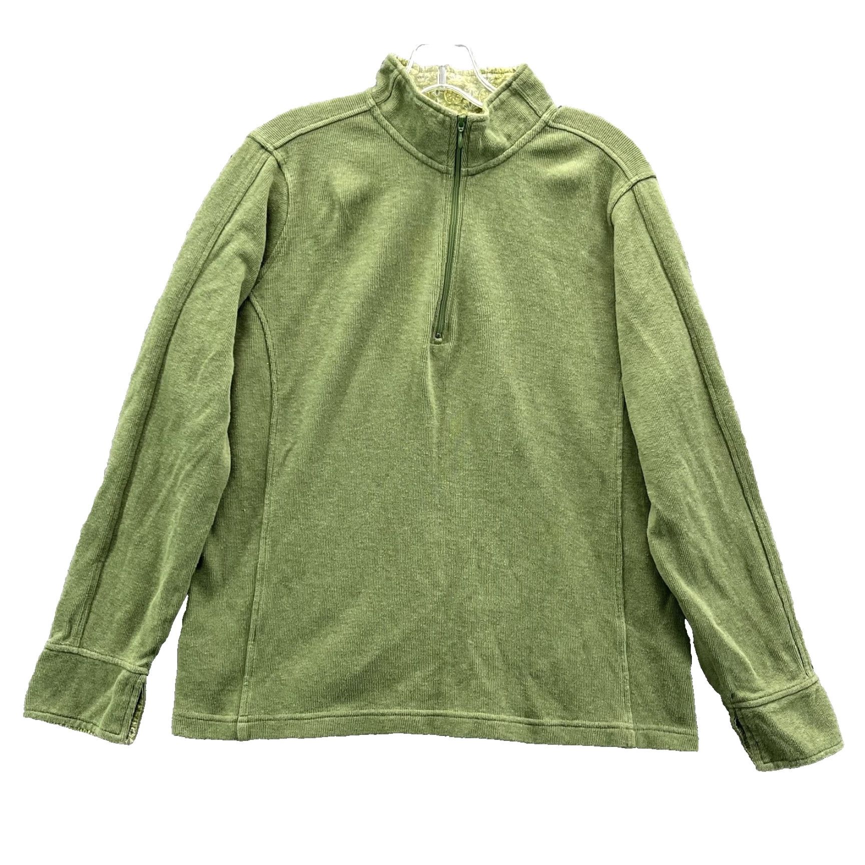 Orvis Orvis Sweater Women's Large Green Paisley Flip Cuff Outdoors Gorpcore Academia Jacket/Coat? Size L / US 10 / IT 46 - 2 Thumbnail