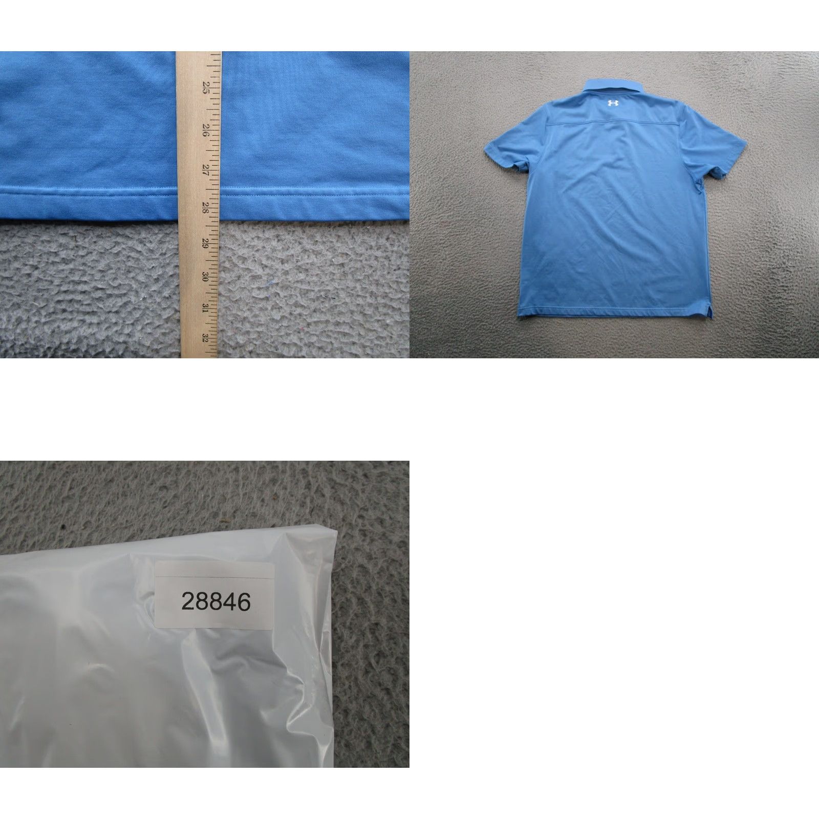 Under Armour Under Armour Polo Shirt Mens L Blue Stretch ColdGear Regular Short Sleeve Golf Shirt Size US L / EU 52-54 / 3 - 8 Thumbnail