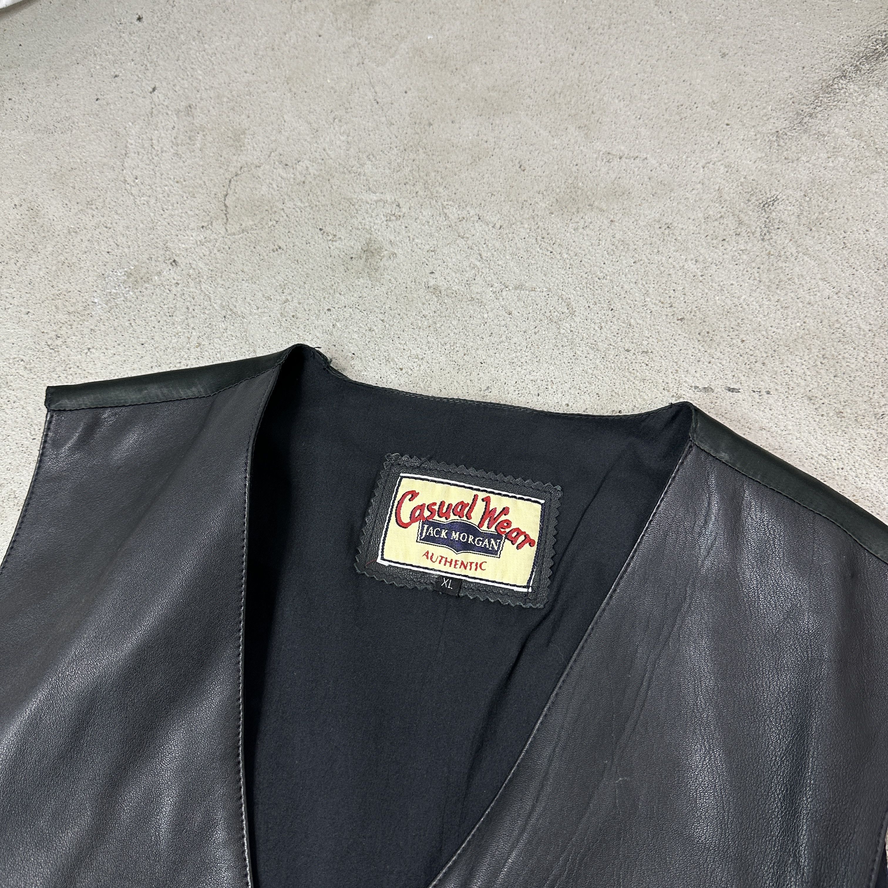 Vintage Vintage Leather Biker Grunge Moto Jacket Y2K Size US XL / EU 56 / 4 - 5 Thumbnail
