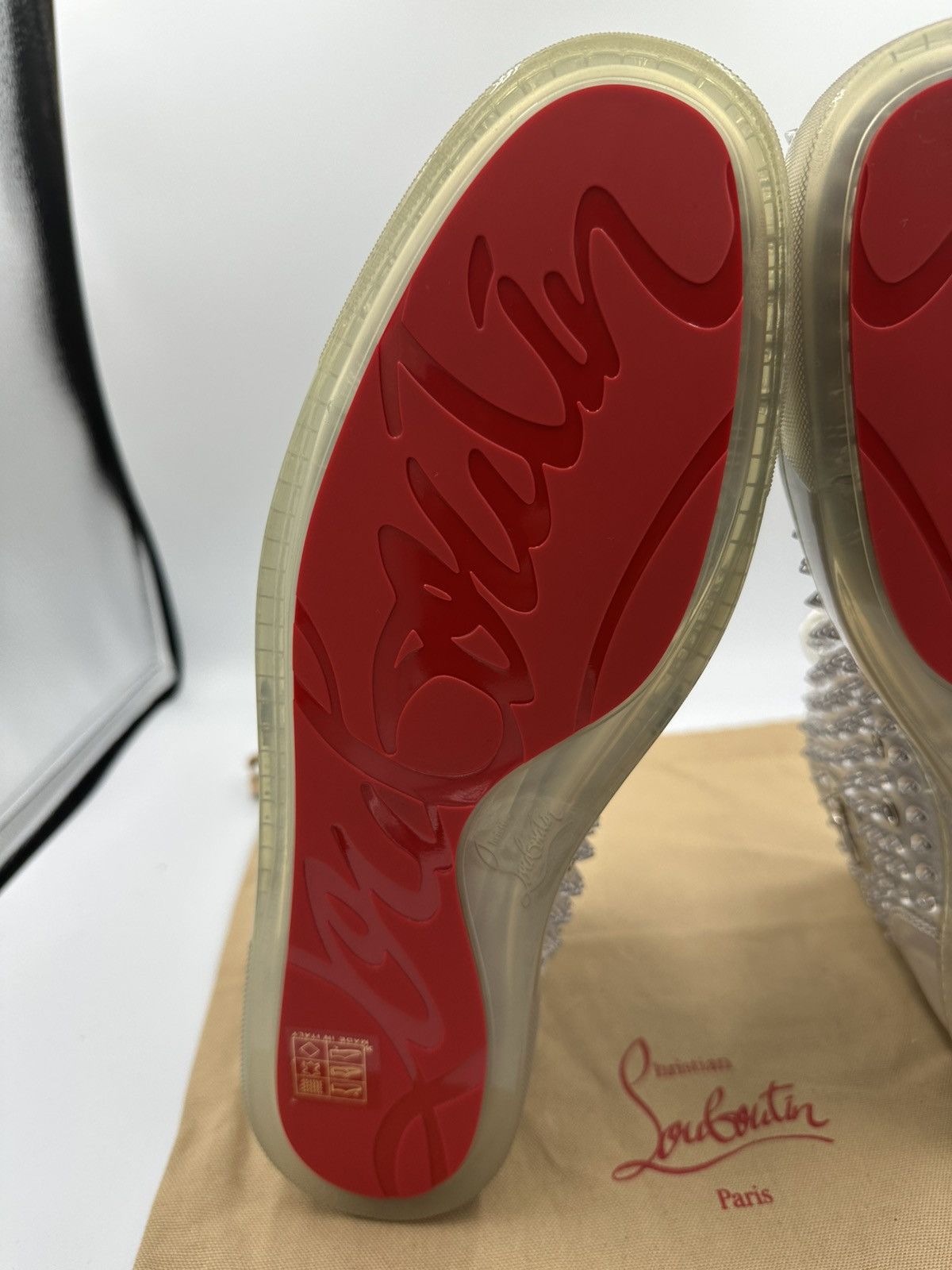 Christian Louboutin Christian Louboutin Spike Transparent Size US 13 / EU 46 - 17 Thumbnail