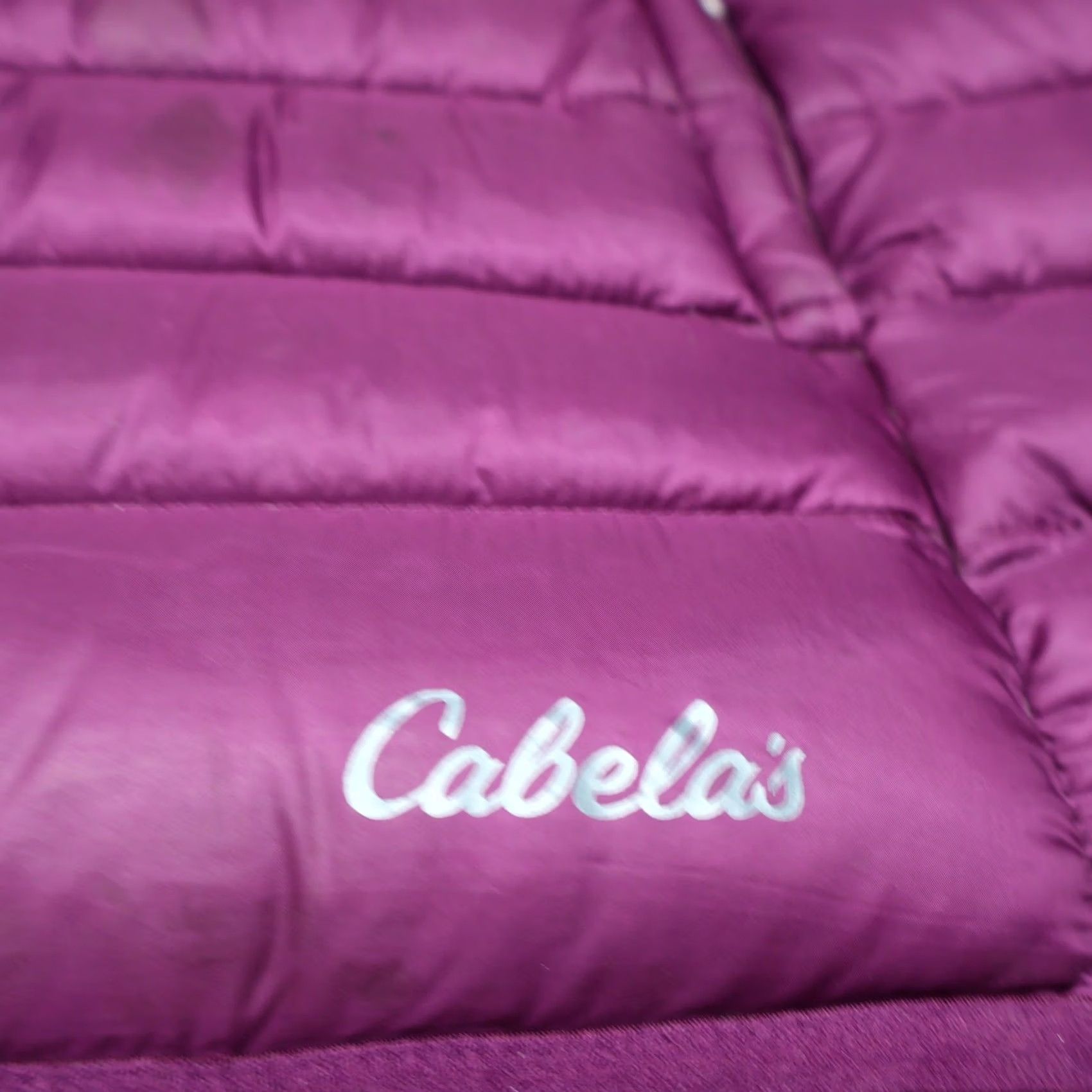Vintage VINTAGE Cabela's Down Vest Womens 2XL Purple Quilted Puffer Lightweight Insulated Warm Size XXL / US 16-18 / IT 52-54 - 2 Thumbnail