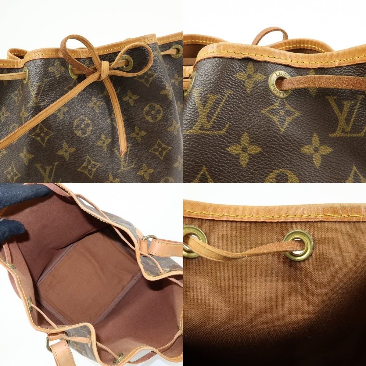 Louis Vuitton Louis Vuitton Monogram Petit Noe Bucket Bag Size ONE SIZE - 7 Thumbnail
