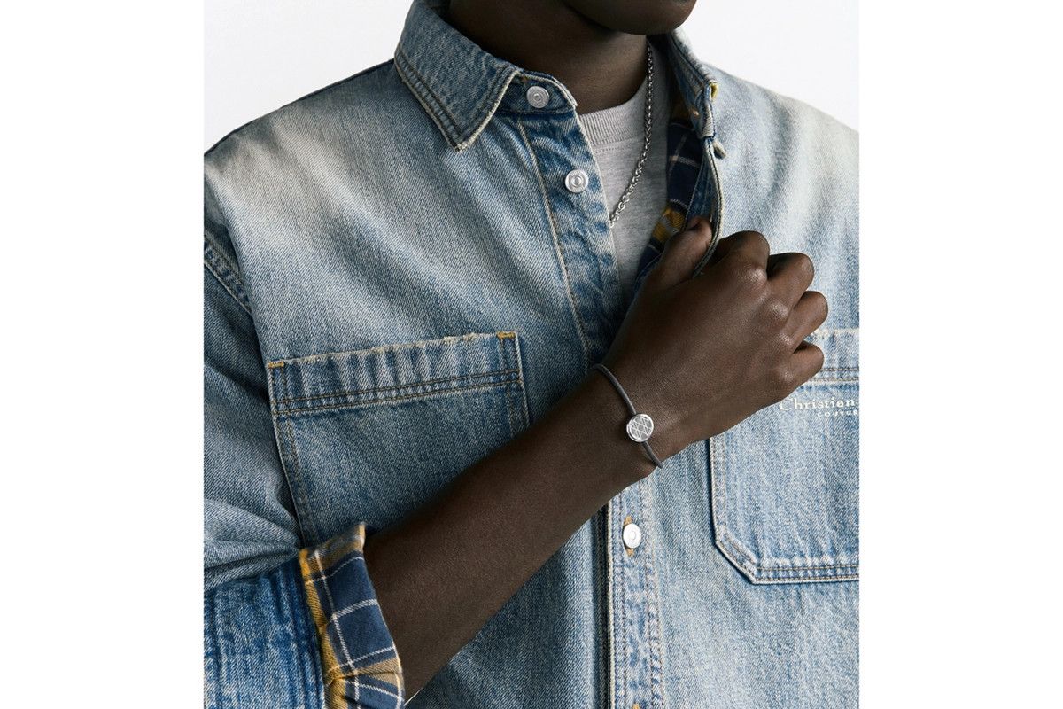 Dior o1bcso1str0326 Overshirt with Checkered Interior in Blue Size US M / EU 48-50 / 2 - 6 Thumbnail