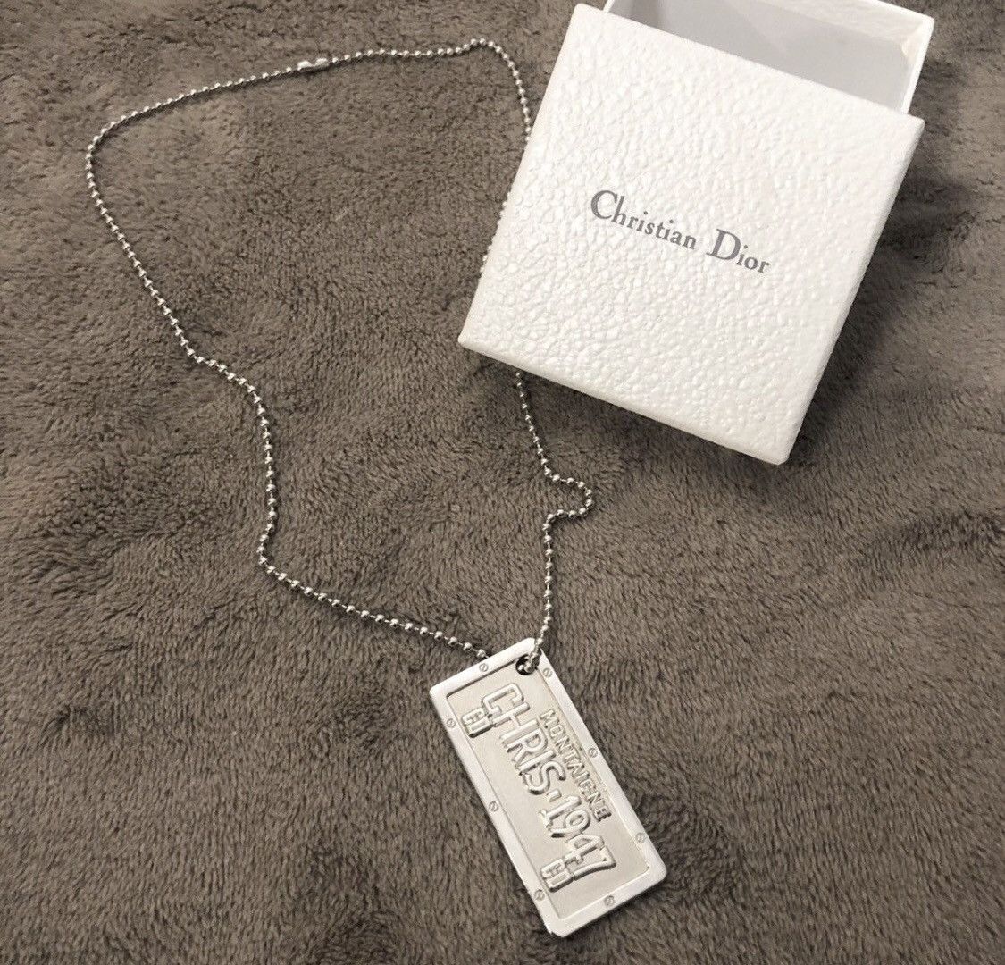 Dior Dior License Necklace Free Shipping Size ONE SIZE - 2 Thumbnail