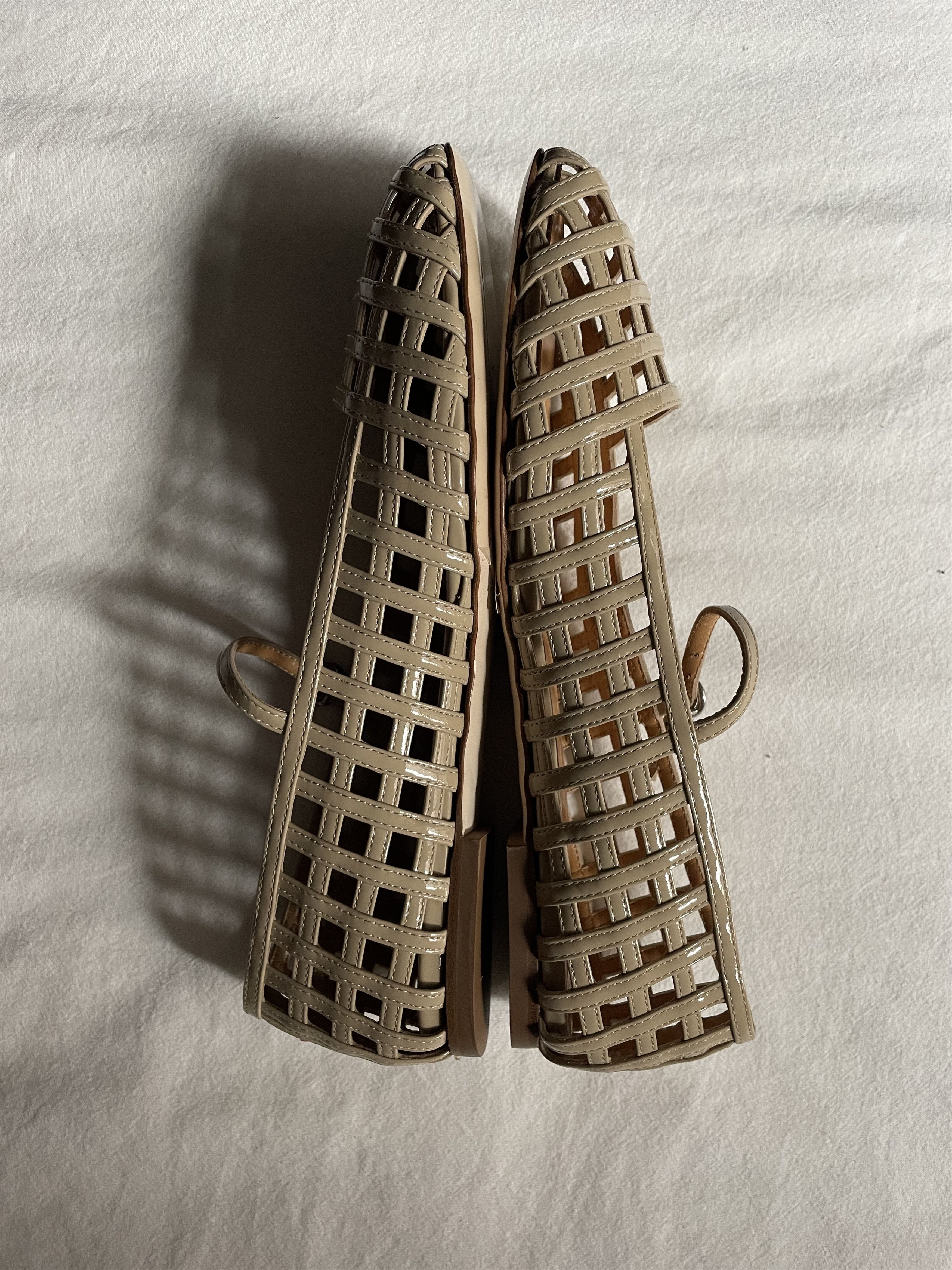 aeyde Aeyde Woven Patent Leather Flats Size US 7 / IT 37 - 5 Thumbnail