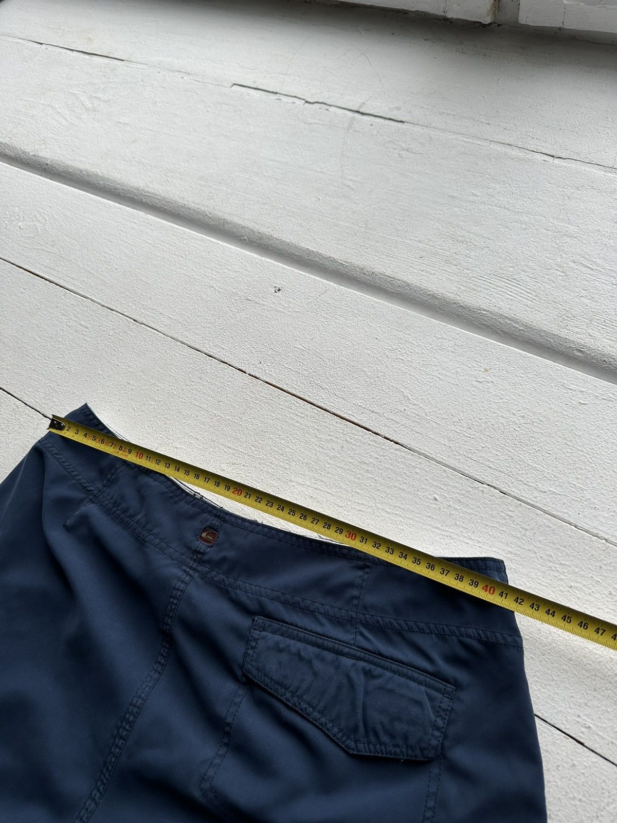 Quiksilver × Vintage 🚨Vintage Quiksilver Shorts Big Logo Y2K Style 90s Surfing Size US 33 - 9 Thumbnail