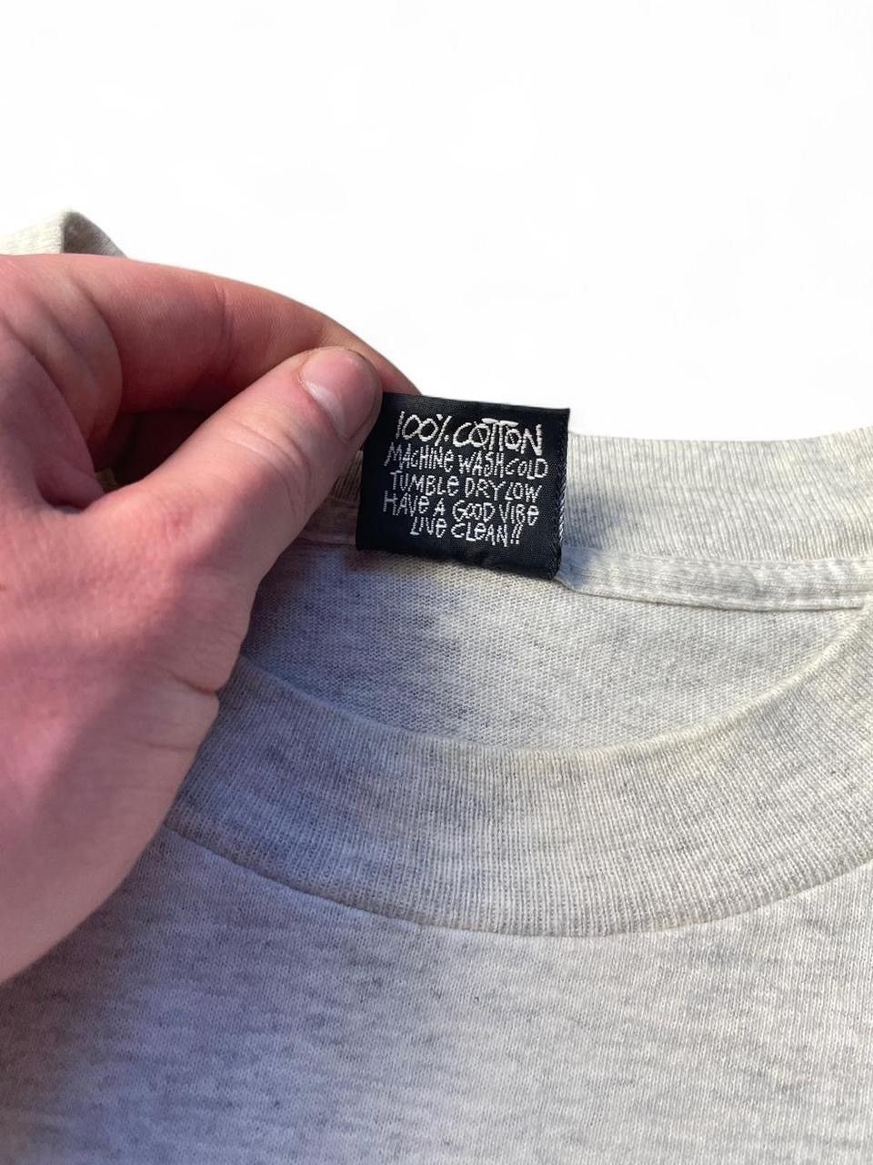 Stussy 1990S VERY RARE STUSSY MADE IN USA SINGLE STITCH LONG SLEEVE Size US L / EU 52-54 / 3 - 6 Thumbnail