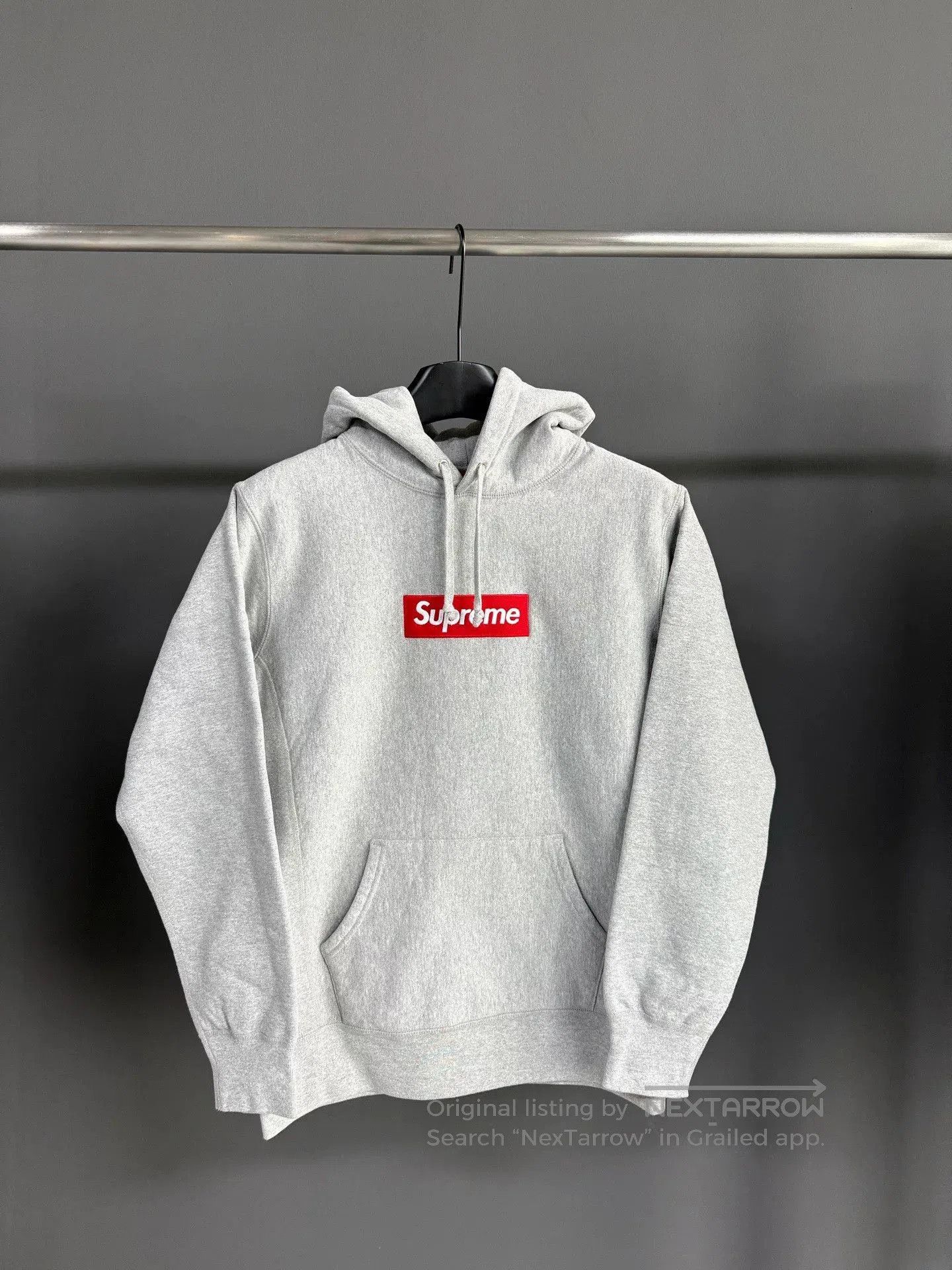 Supreme Supreme Box Logo Gray Hoodie. Size US M / EU 48-50 / 2 - 1 Thumbnail