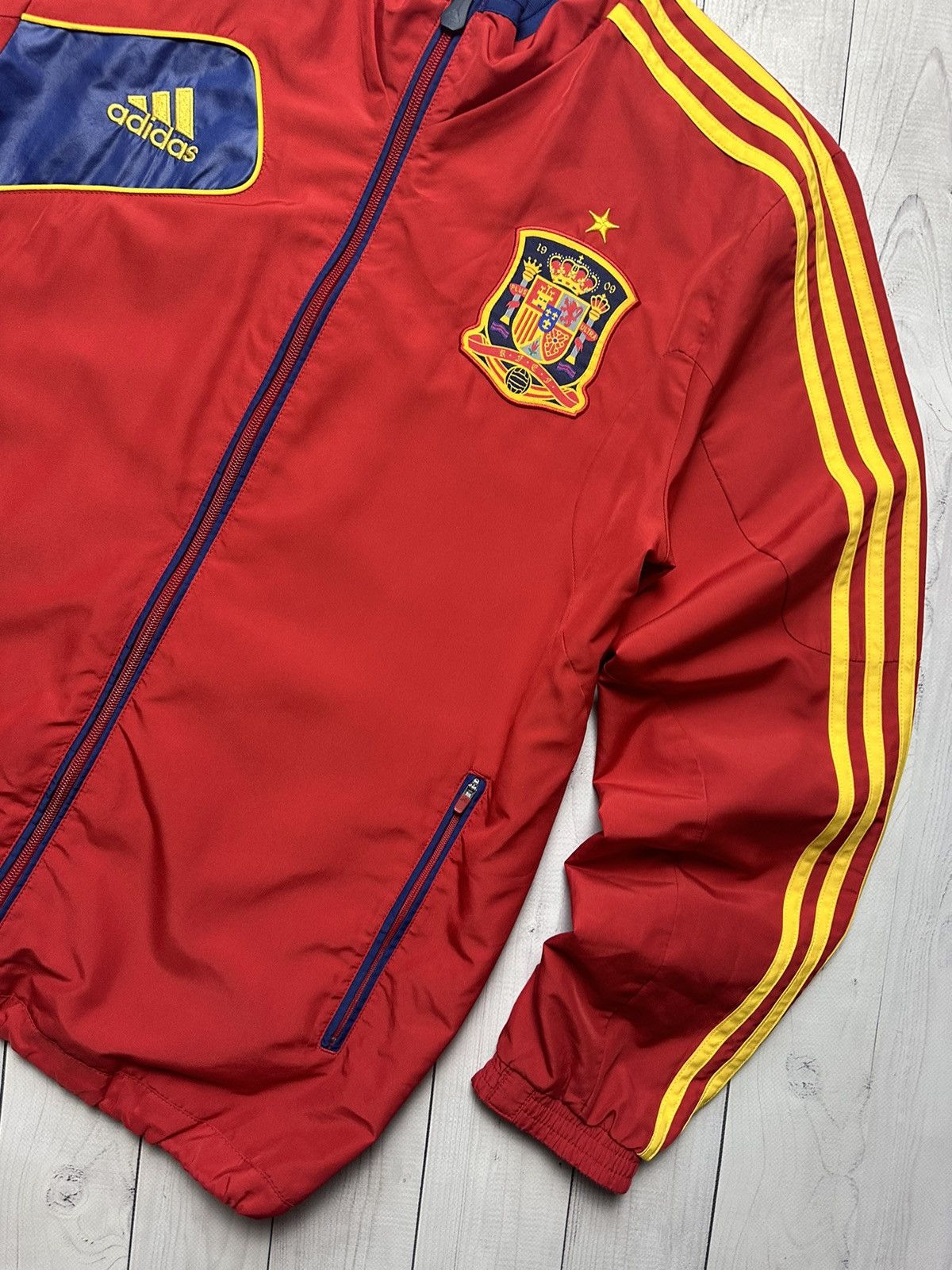 Adidas × Vintage Vintage adidas Spain soccer jacket size M logo Size US M / EU 48-50 / 2 - 3 Thumbnail