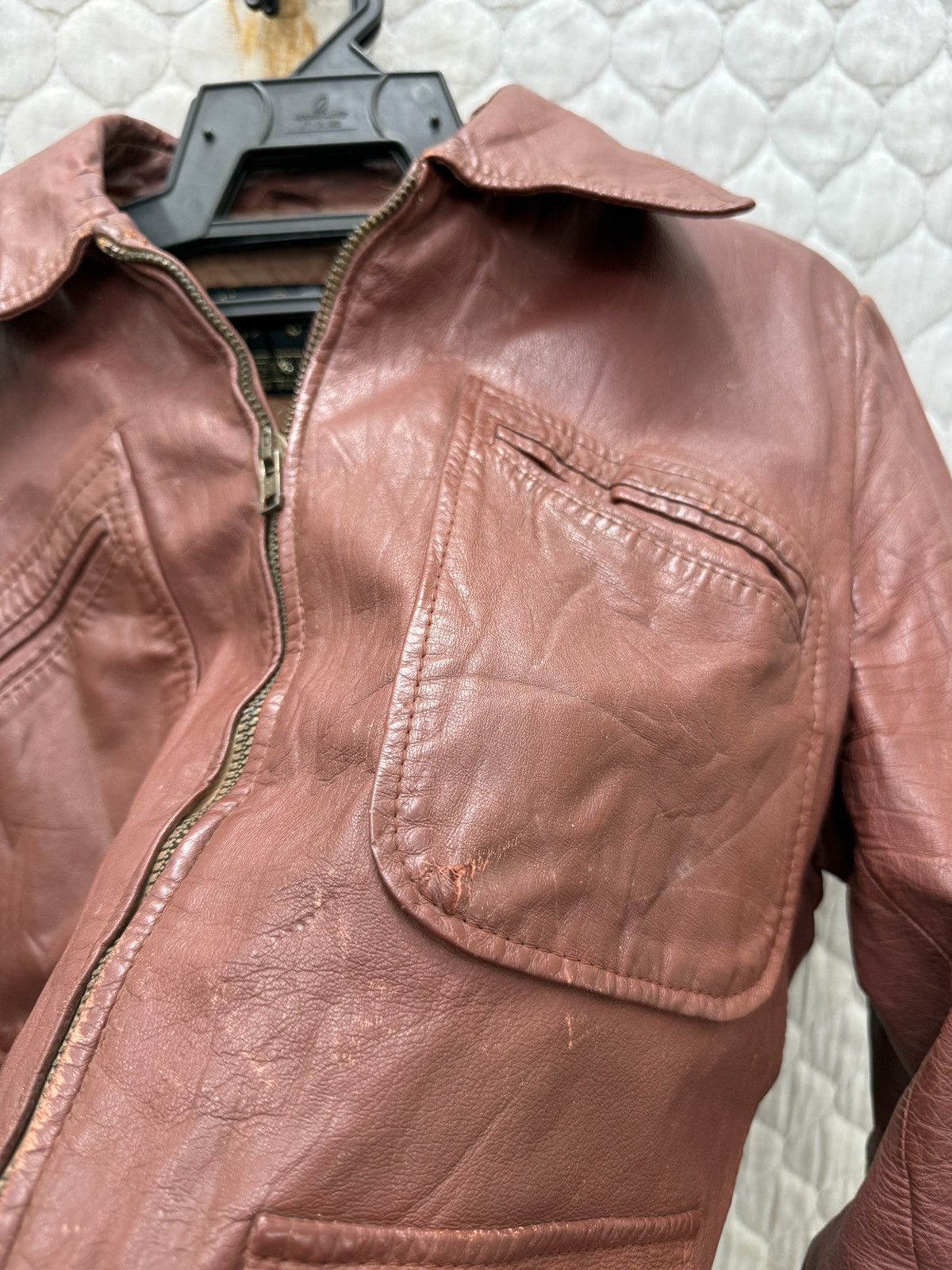 Sears 🔥🔥🔥ARCHIVE VINTAGE SEARS LEATHER JACKET Size US S / EU 44-46 / 1 - 10 Thumbnail