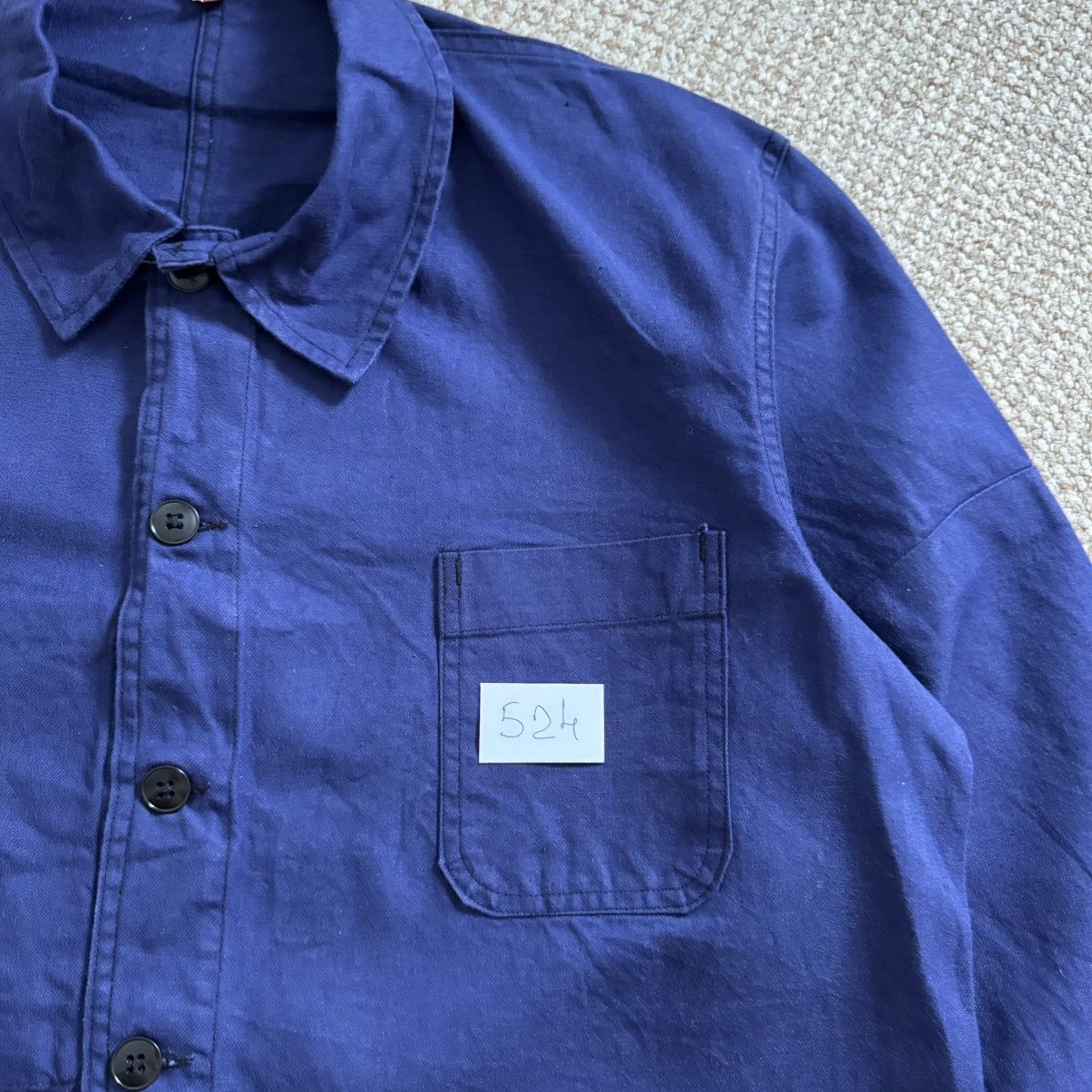 Le Laboureur French vintage chore sanfor works faded jacket Size US L / EU 52-54 / 3 - 7 Thumbnail