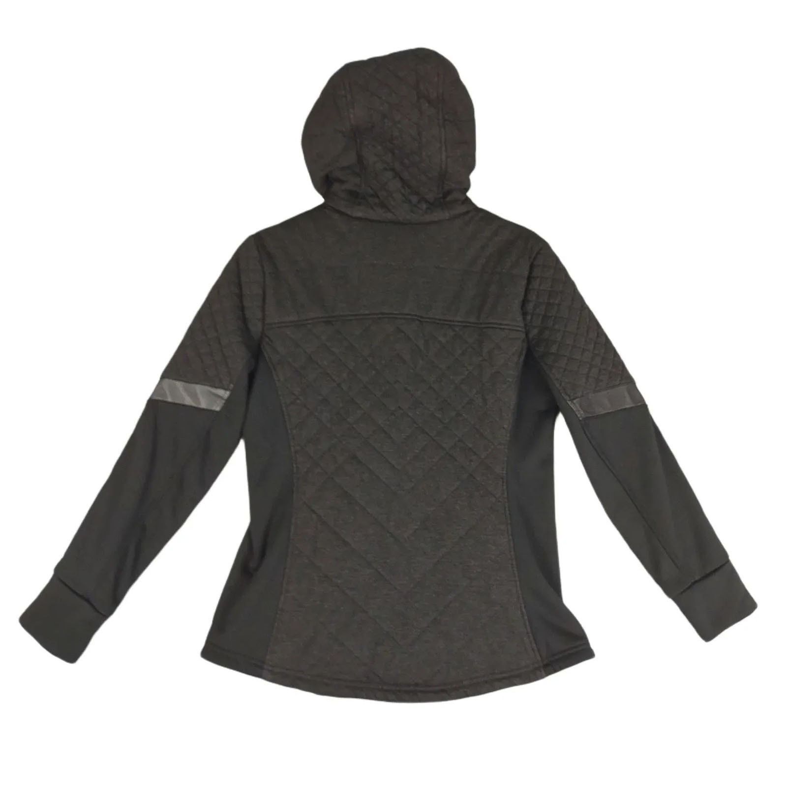 Other BE BOUNDLESS Full Zip Quilted Hiking Athletic Hoodie Jacket Size M / US 6-8 / IT 42-44 - 3 Thumbnail