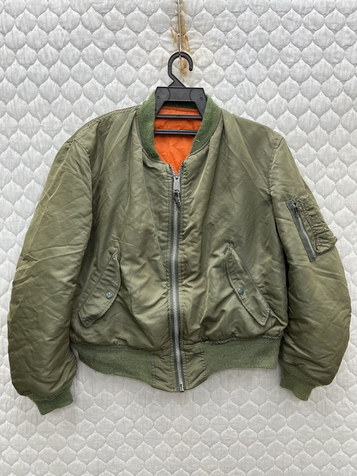 Alpha Industries 🔥🔥🔥STEALS VTG ALPHA INDUSTRIES MA-1 JACKET Size US S / EU 44-46 / 1 - 1 Thumbnail