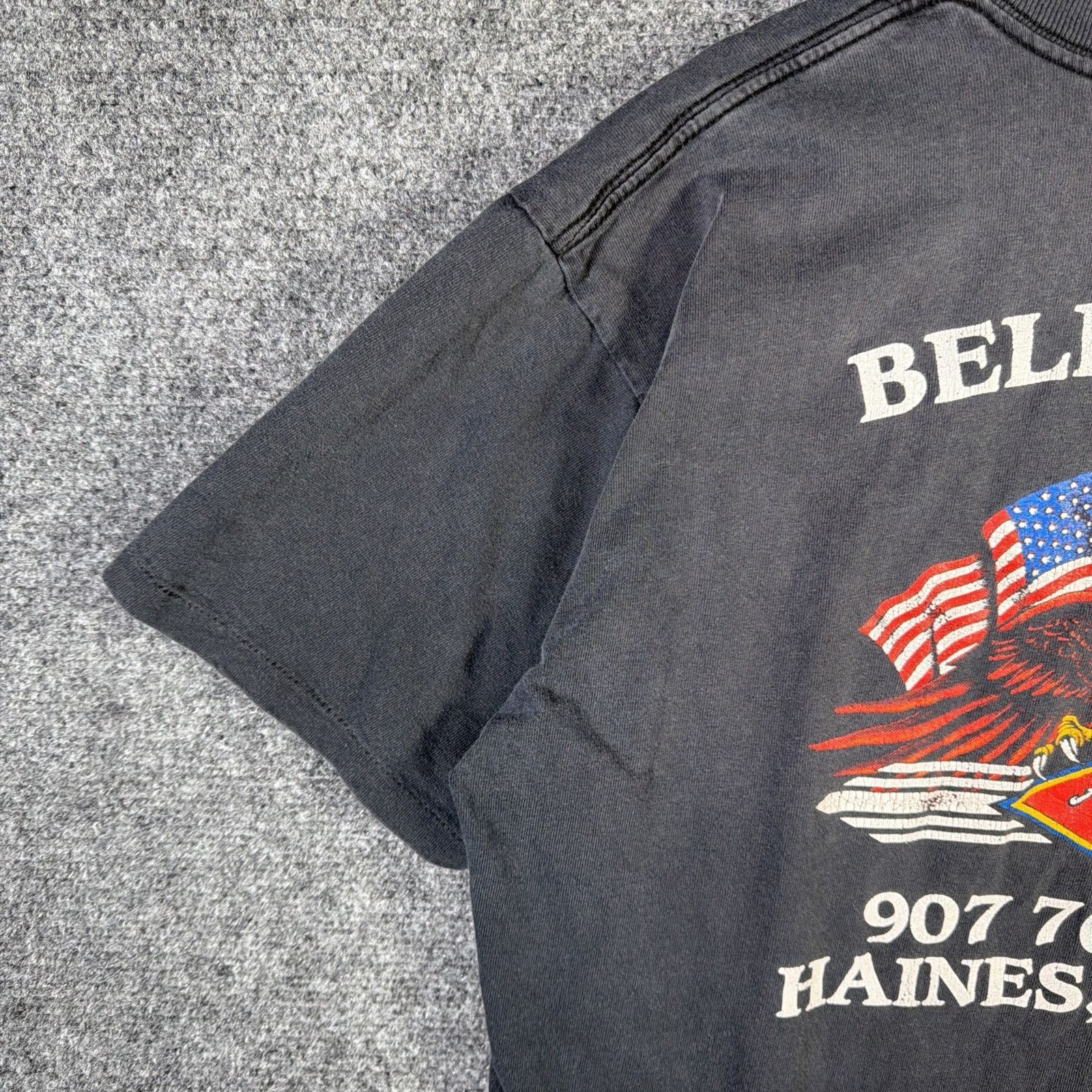 Harley Davidson Vintage Harley Davidson Shirt XL Black 90s 3D Emblem Eagle Size US XL / EU 56 / 4 - 11 Thumbnail
