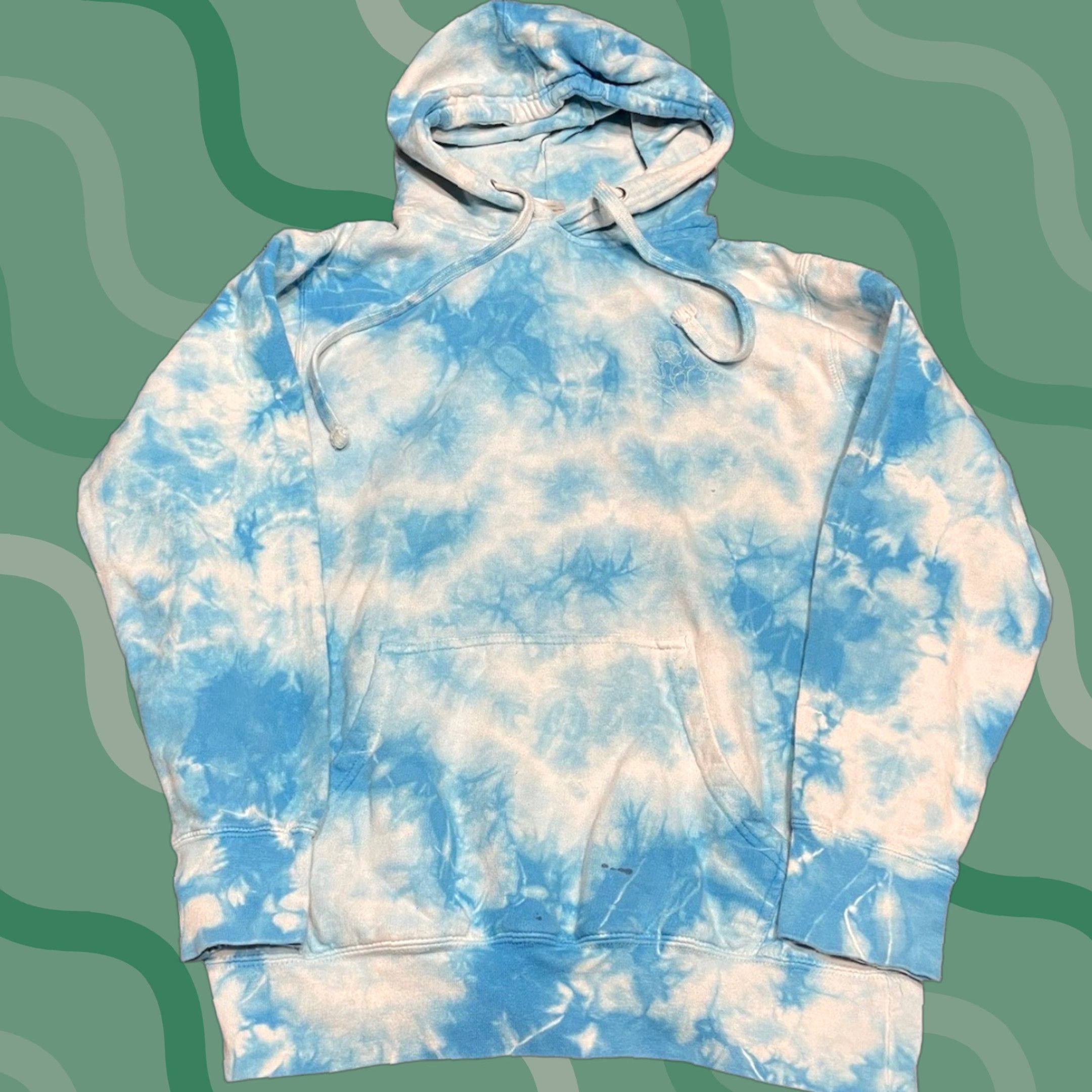 RIPNDIP RIPNDIP Sweater Hoodie Mens M Blue Tie Dye Long Sleeve Crew Neck Pullover Casual Indoor Outdoor Logo F6 Size US M / EU 48-50 / 2 - 1 Thumbnail