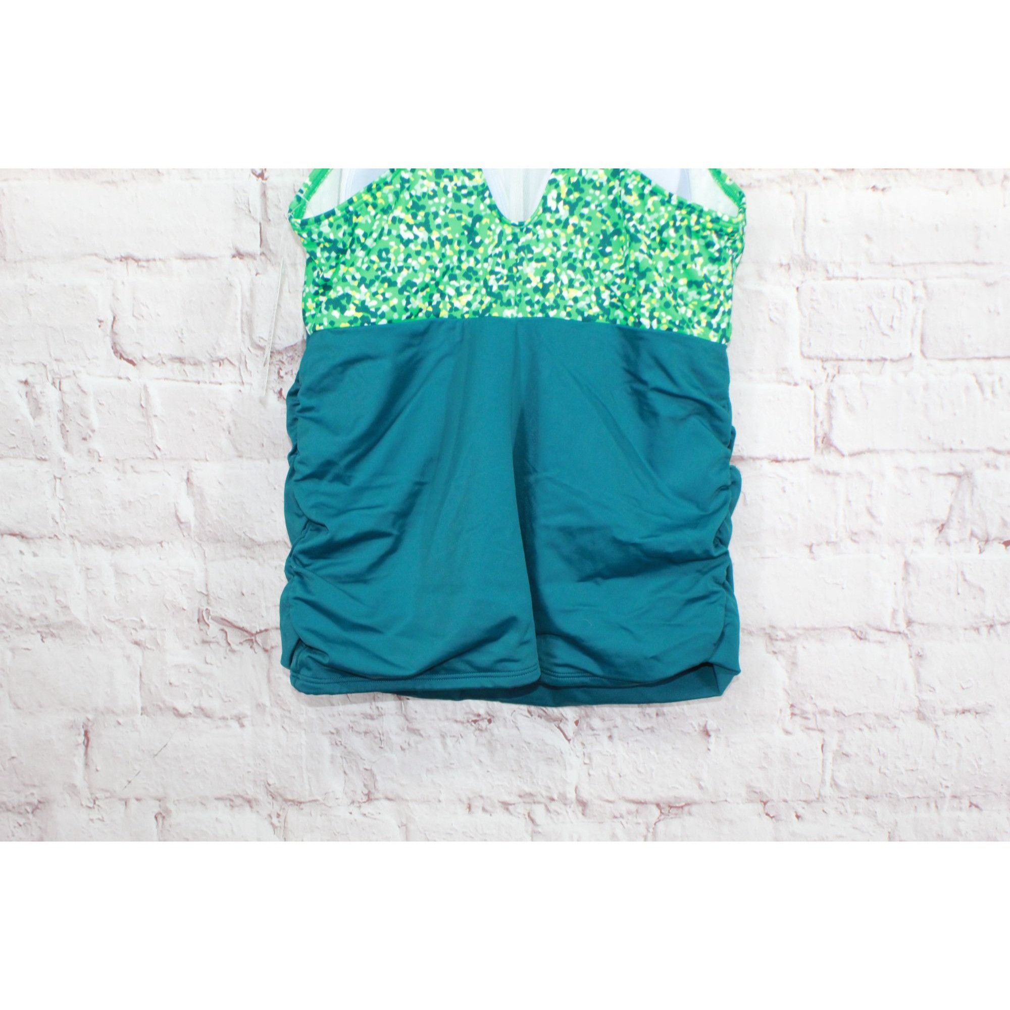L.L. Bean LL Bean Side Ruched Tankini Swimsuit Top Print Size 8 Size M / US 6-8 / IT 42-44 - 5 Thumbnail